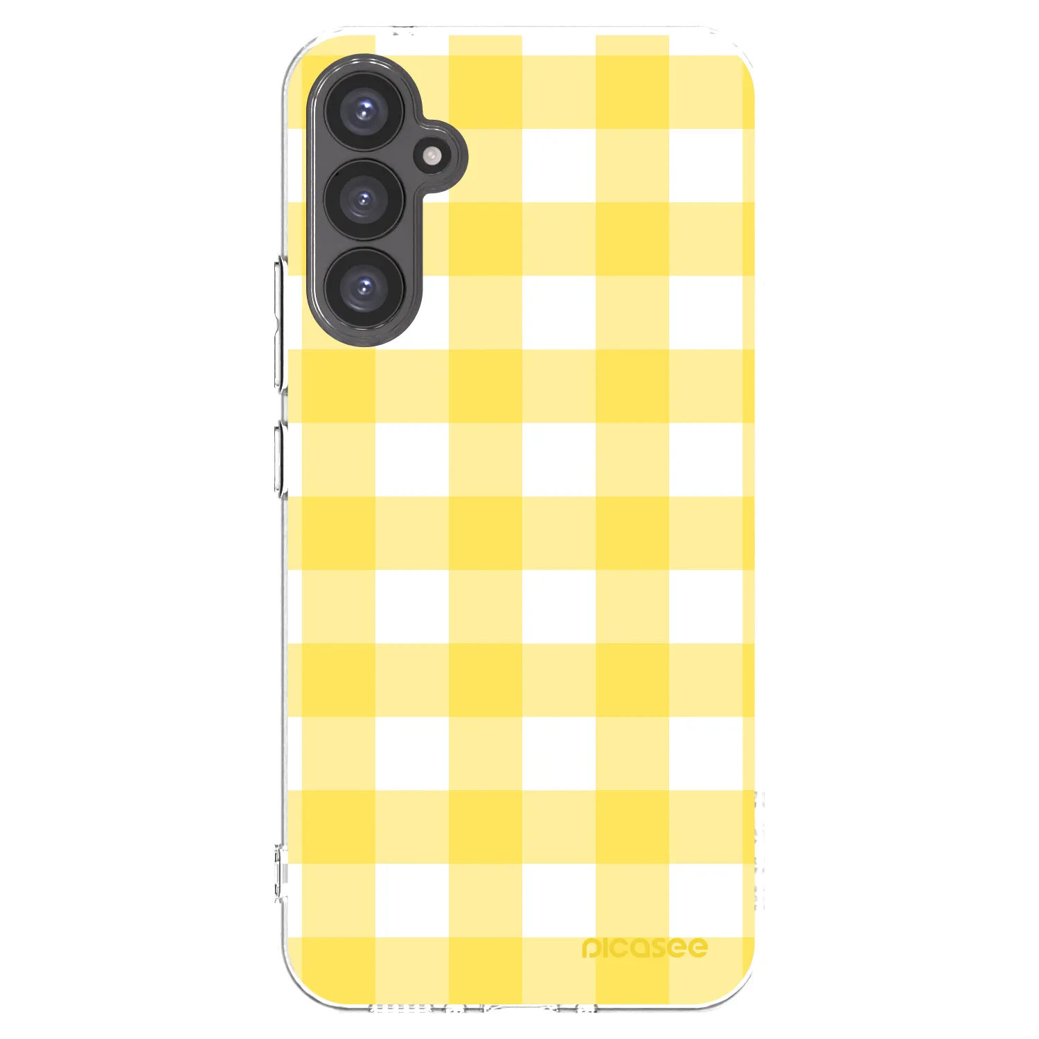 Picasee silikonska prozirna maskica za Samsung Galaxy A34 5G A346B - Gride lemon