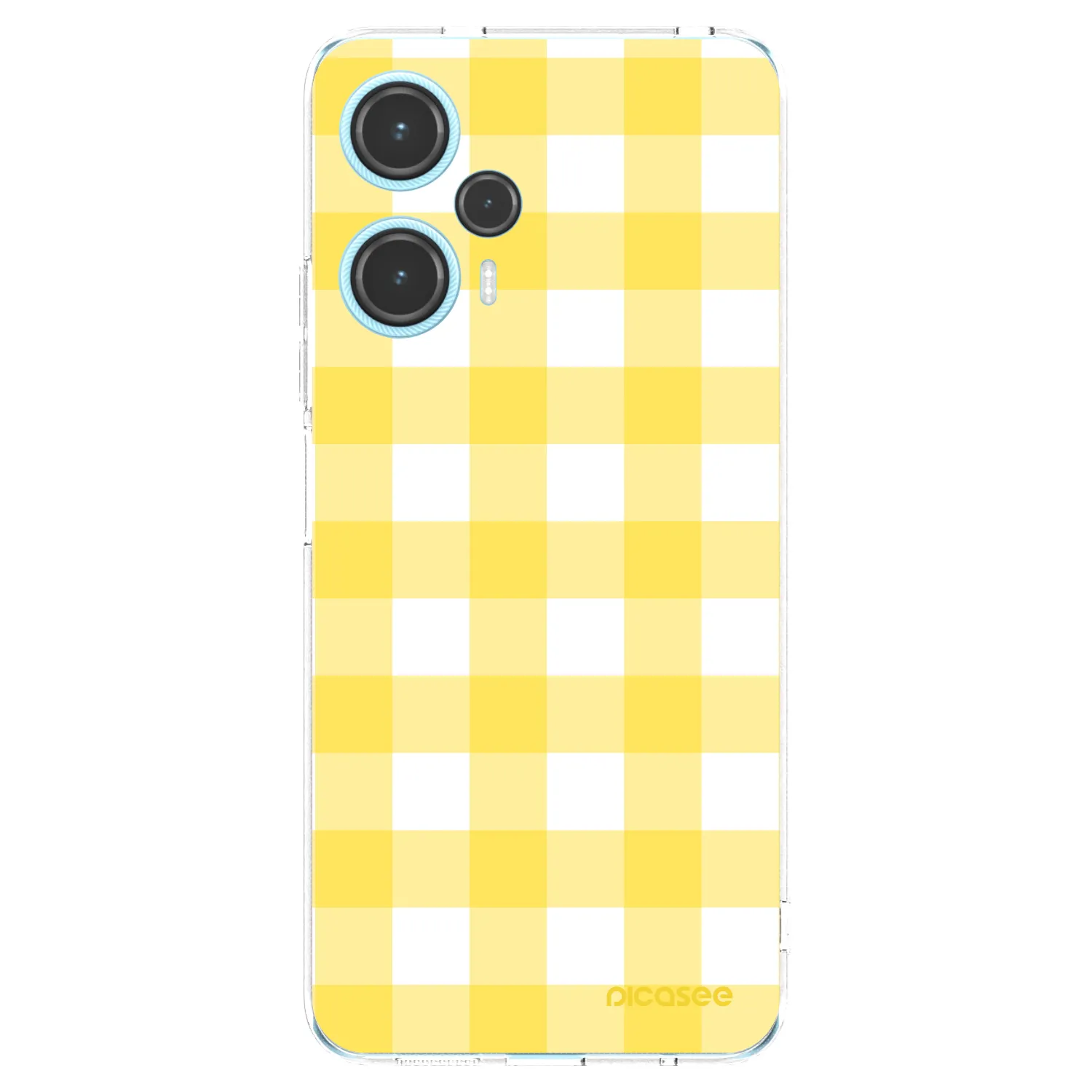 Picasee silikonska prozirna maskica za Xiaomi Poco F5 - Gride lemon