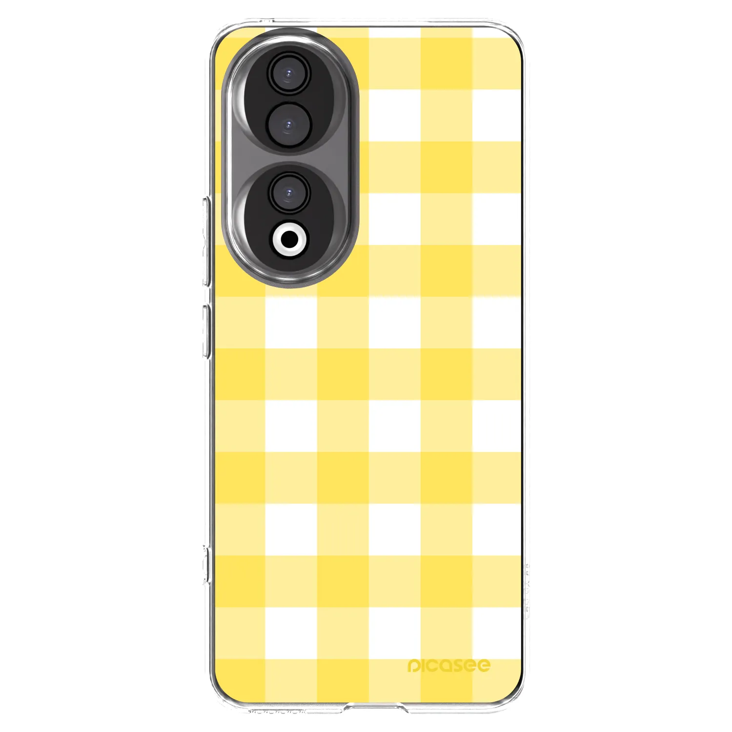 Picasee silikonska prozirna maskica za Honor 90 5G - Gride lemon