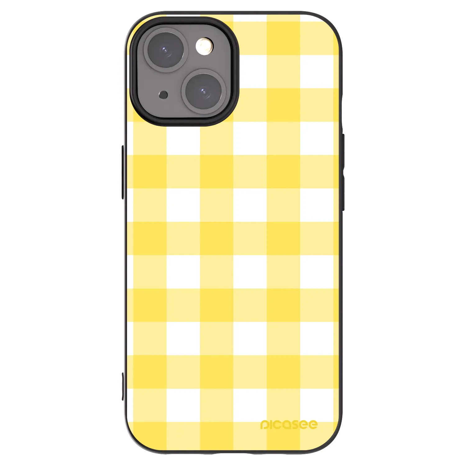 Picasee crna silikonska maskica za Apple iPhone 15 - Gride lemon