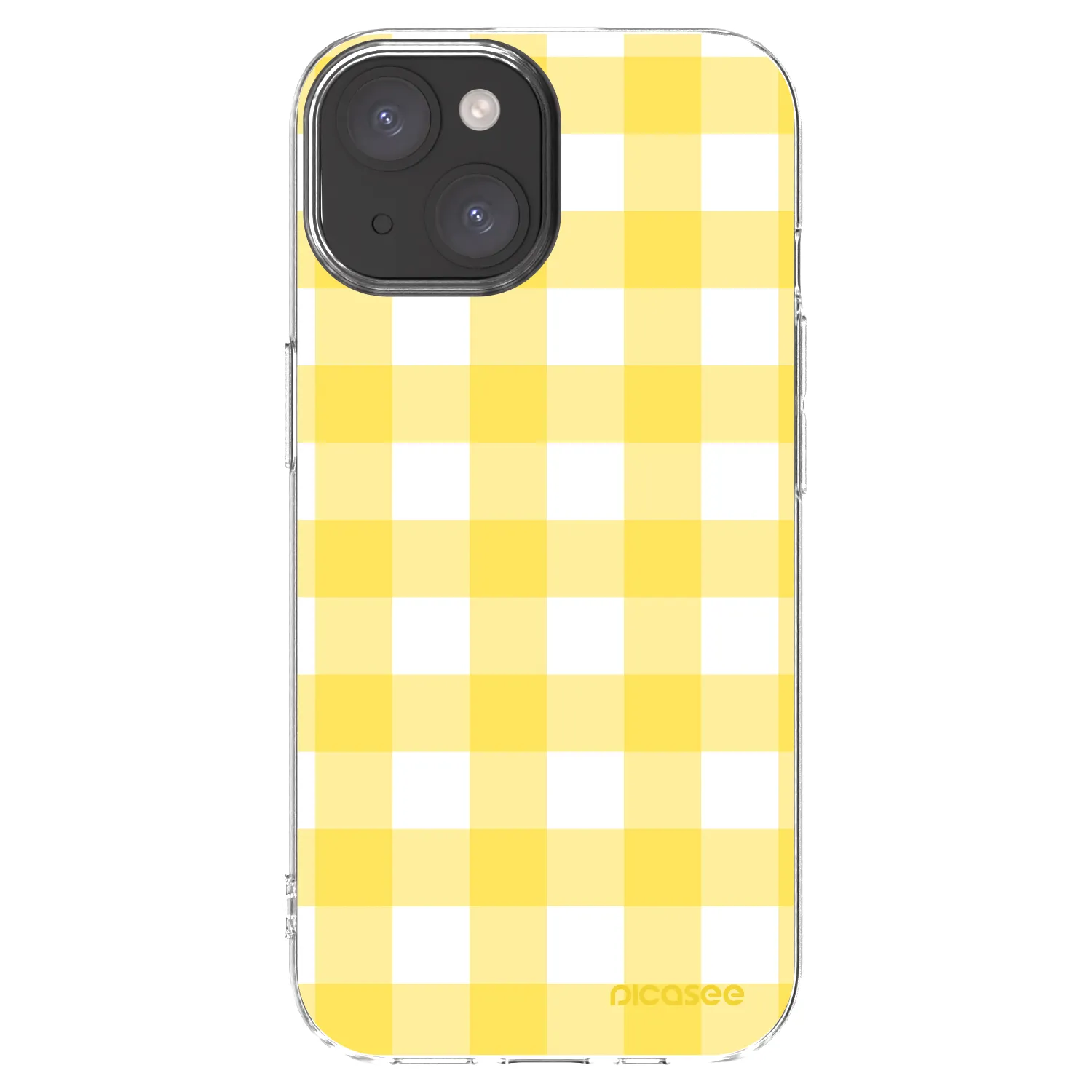 Picasee silikonska prozirna maskica za Apple iPhone 15 - Gride lemon