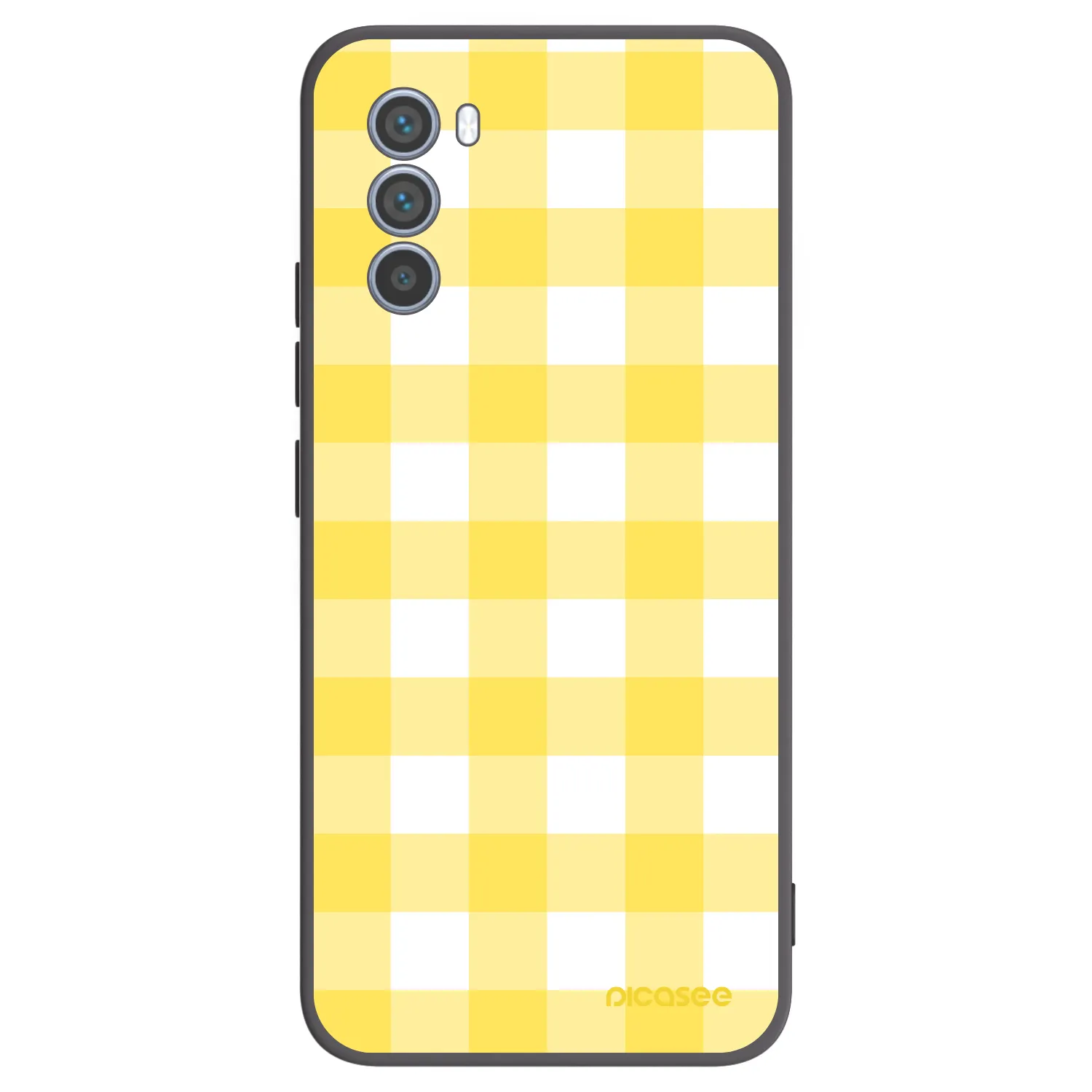 Picasee crna silikonska maskica za Motorola Moto G62 - Gride lemon
