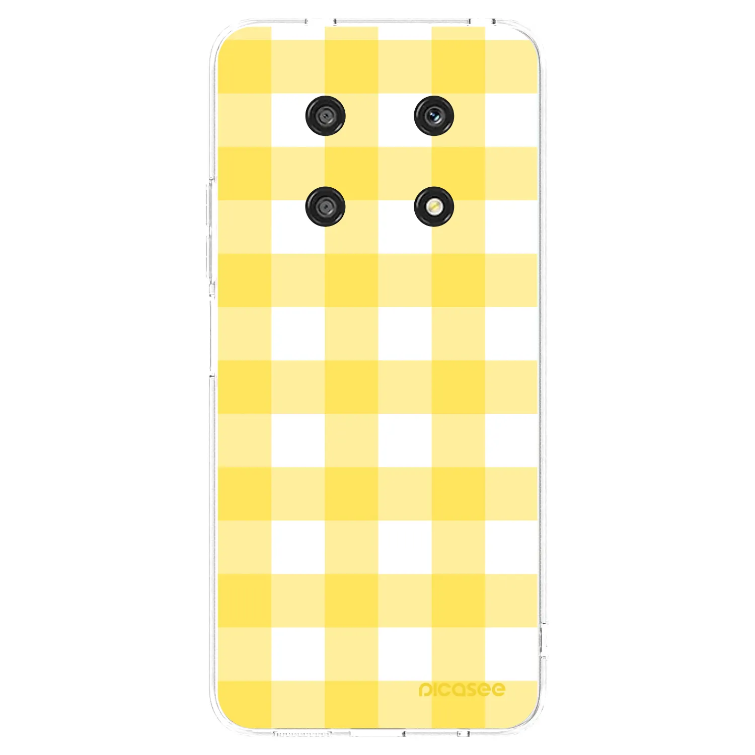 Picasee silikonska prozirna maskica za Honor Magic4 Lite 5G - Gride lemon