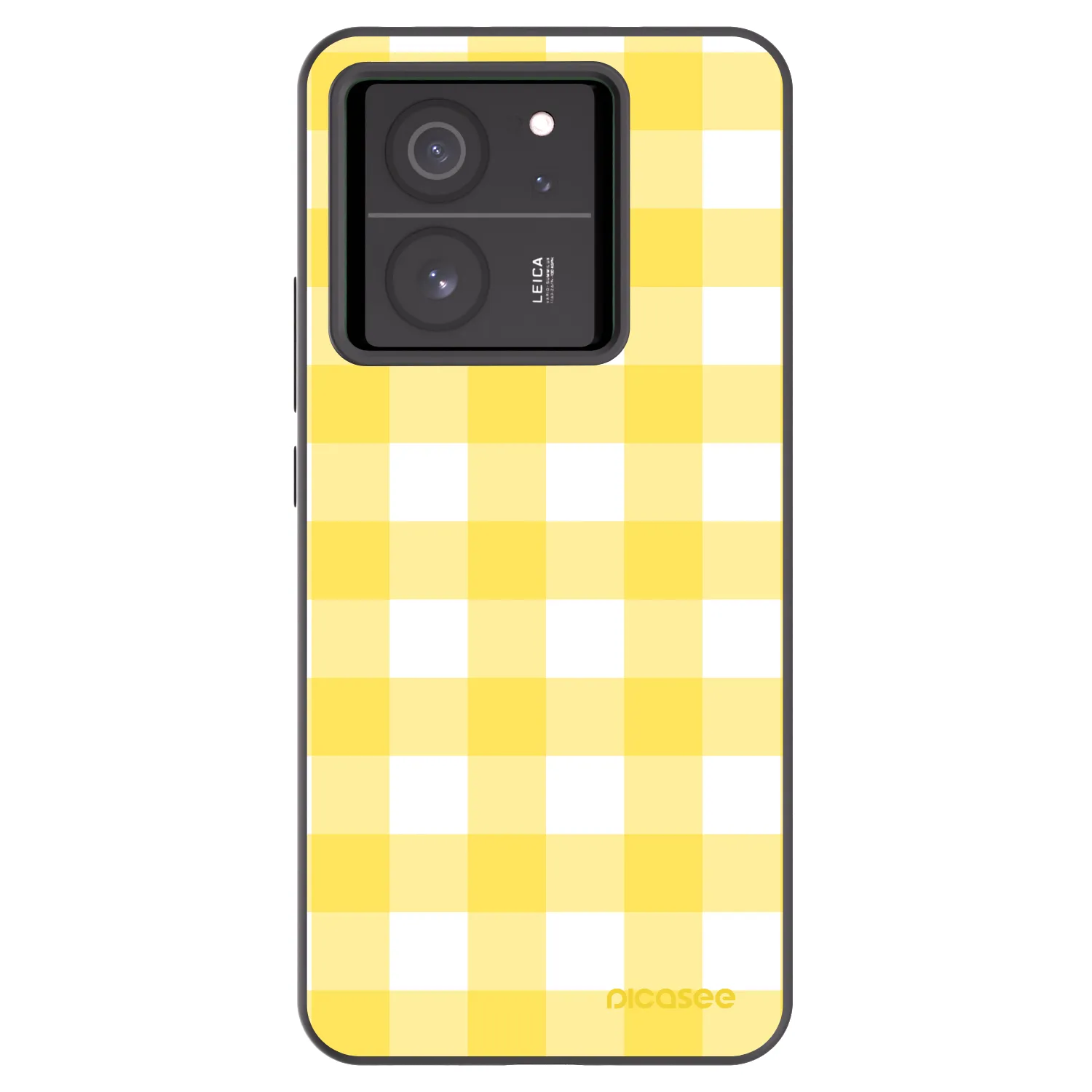 Picasee crna silikonska maskica za Xiaomi 13T Pro - Gride lemon