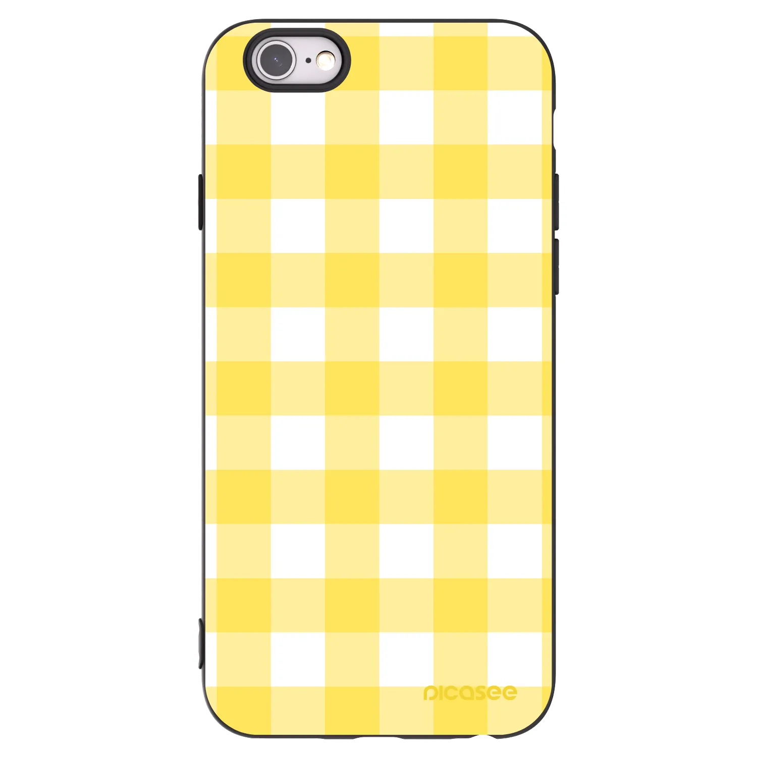 Picasee crna silikonska maskica za Apple iPhone 6/6S - Gride lemon