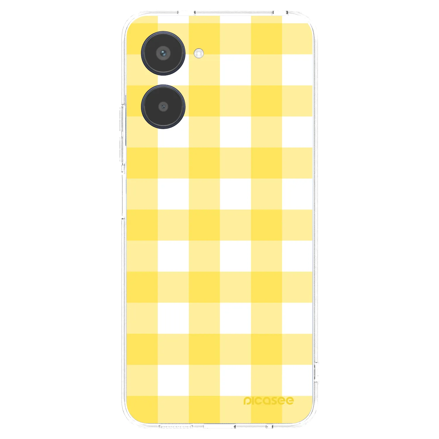 Picasee silikonska prozirna maskica za Realme 10 4G - Gride lemon