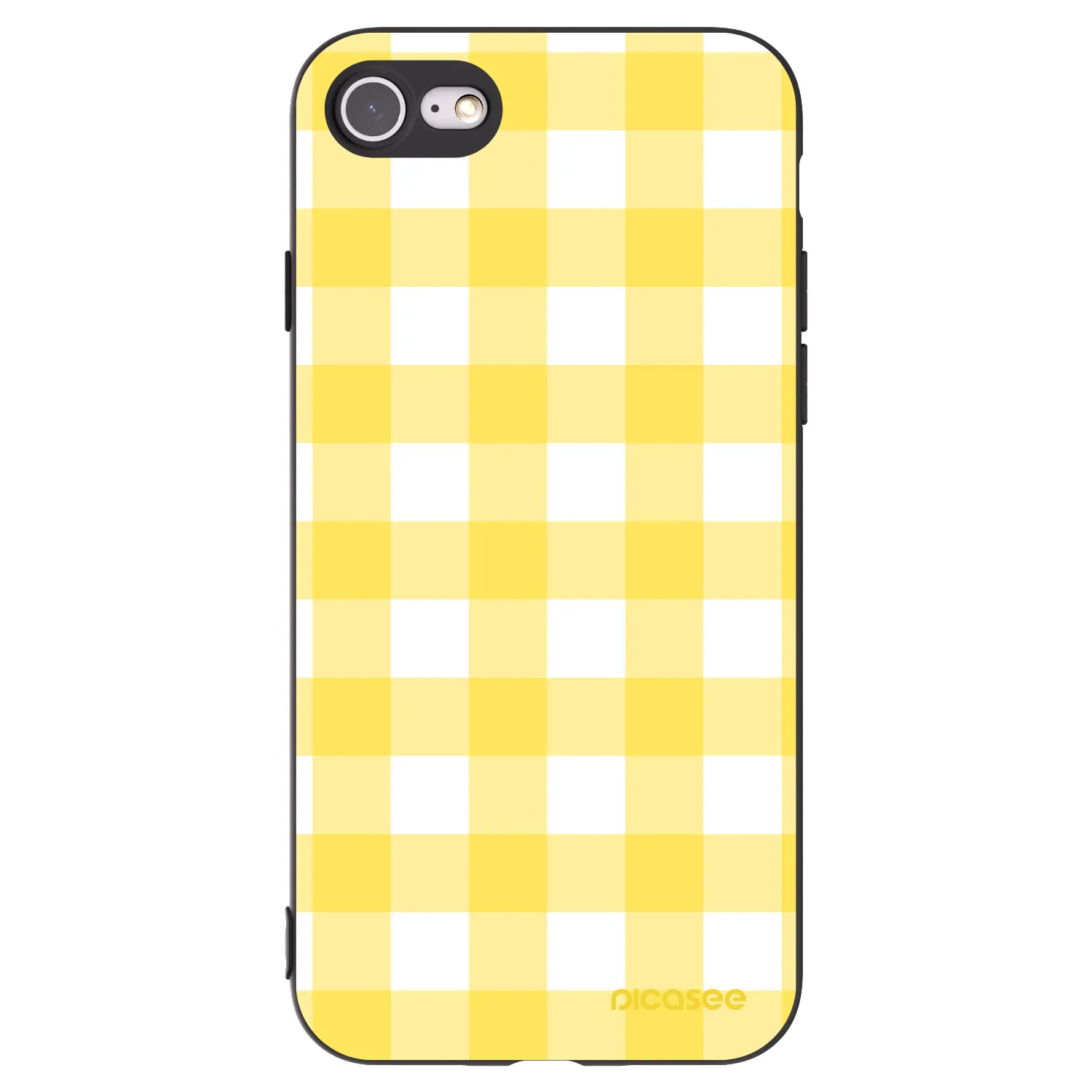 Picasee crna silikonska maskica za Apple iPhone 7 - Gride lemon