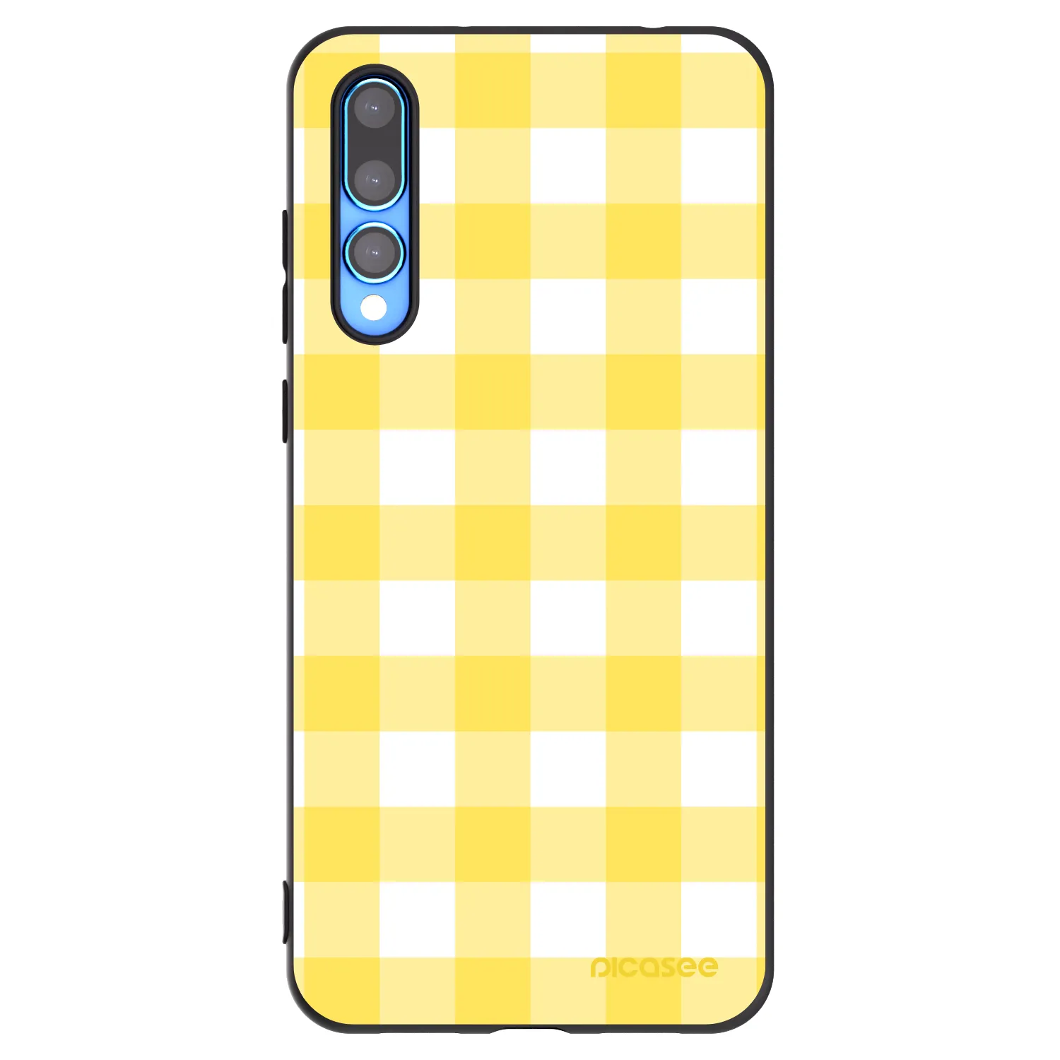 Picasee crna silikonska maskica za Huawei P20 Pro - Gride lemon