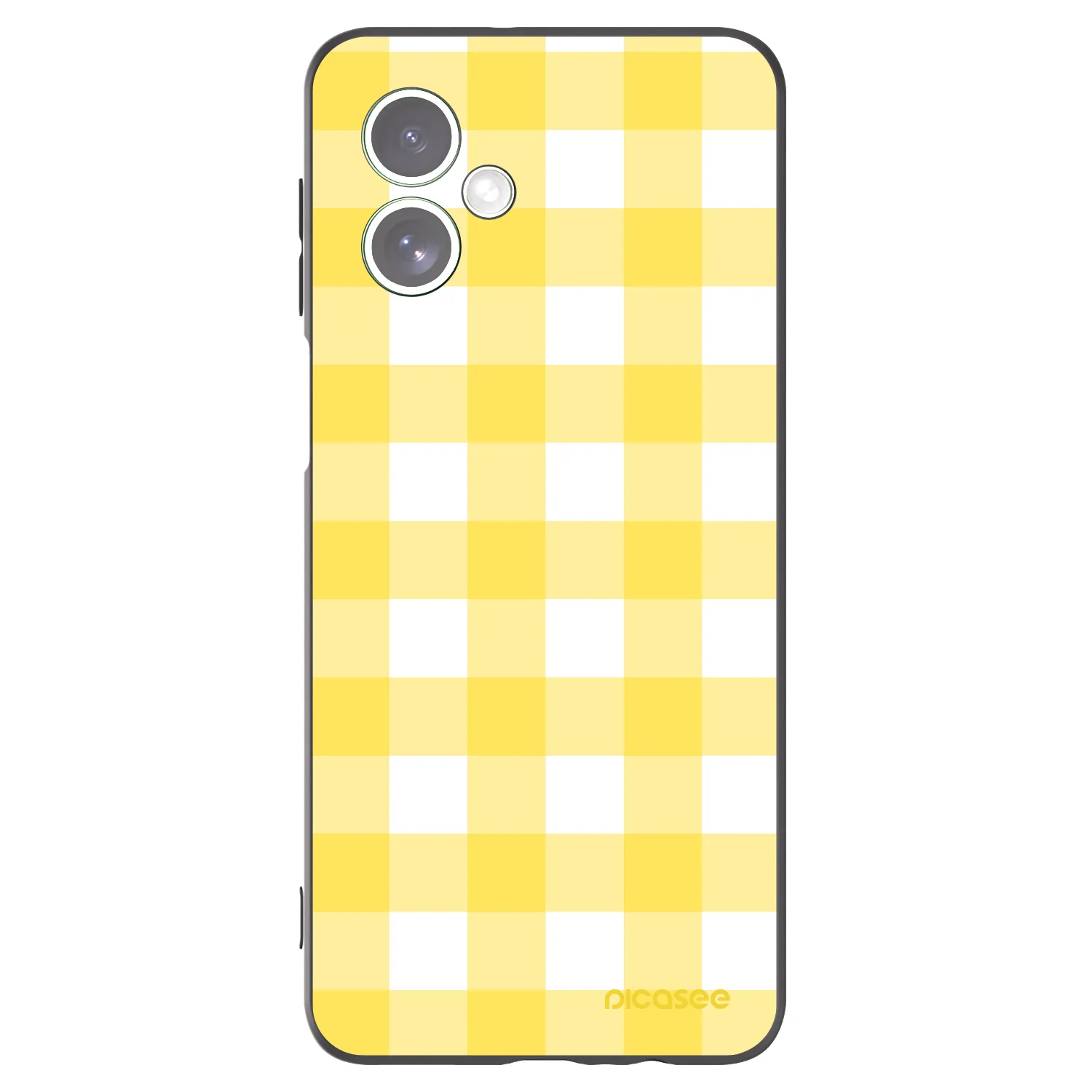 Picasee crna silikonska maskica za Motorola Moto G54 5G - Gride lemon