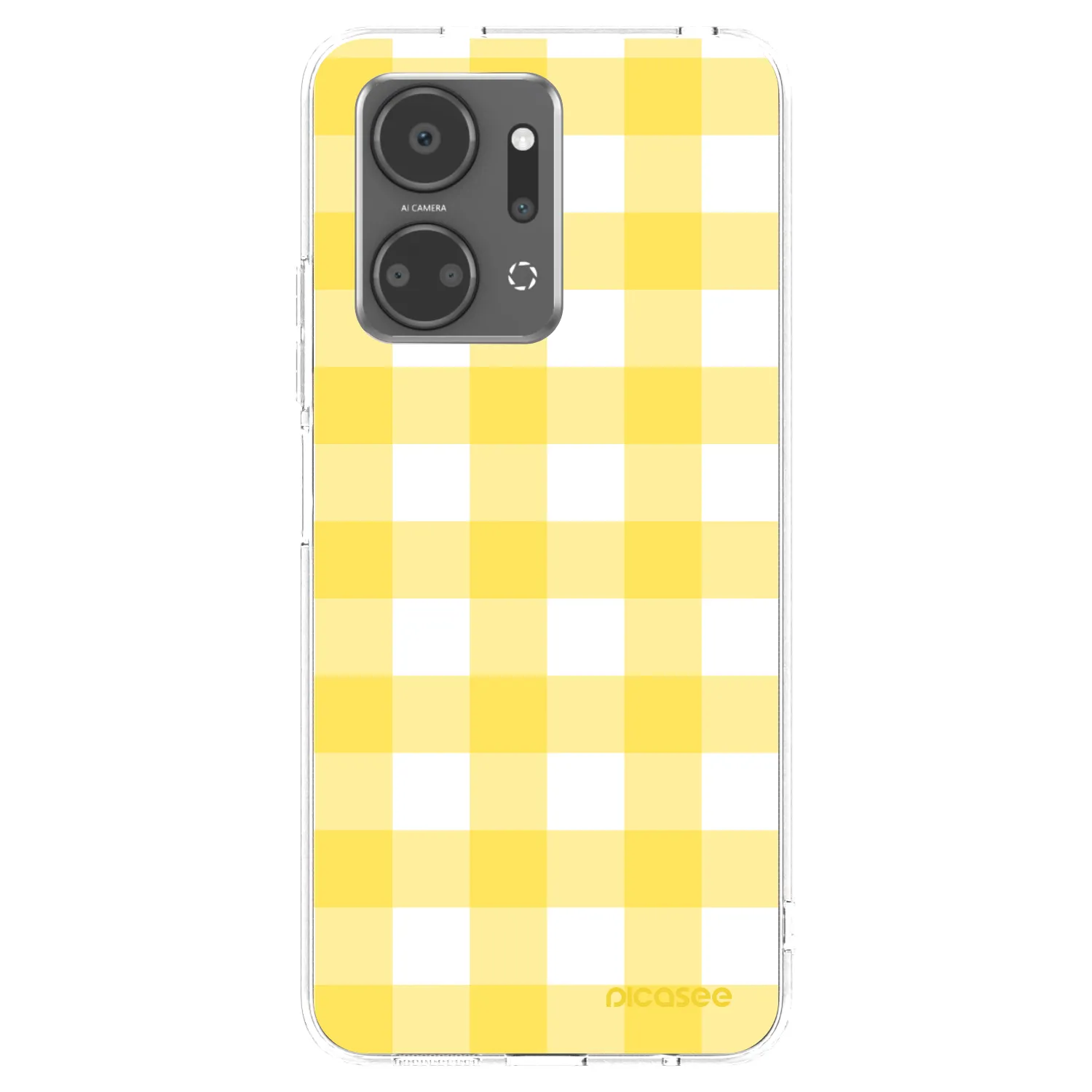 Picasee silikonska prozirna maskica za Honor X7a - Gride lemon