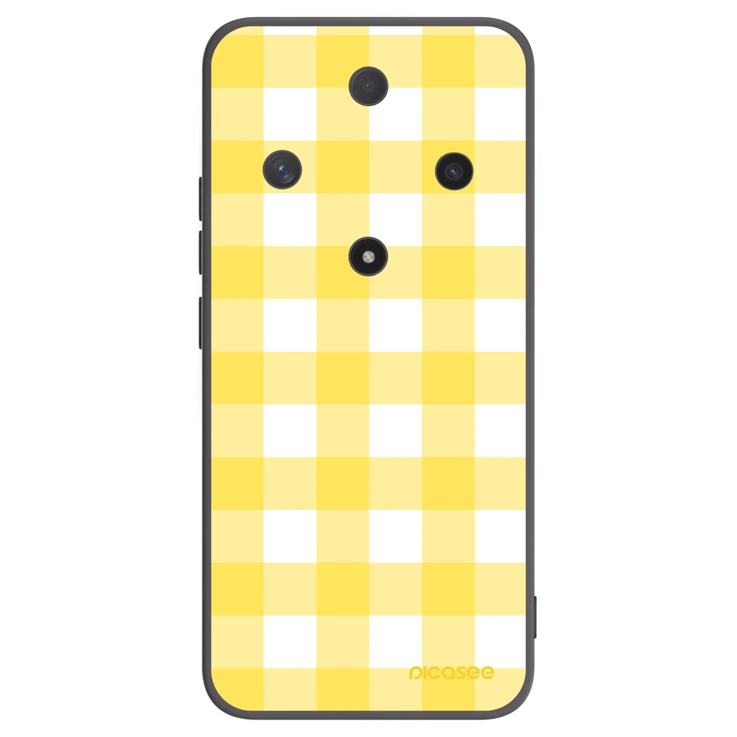 Picasee crna silikonska maskica za Honor Magic6 Lite 5G - Gride lemon
