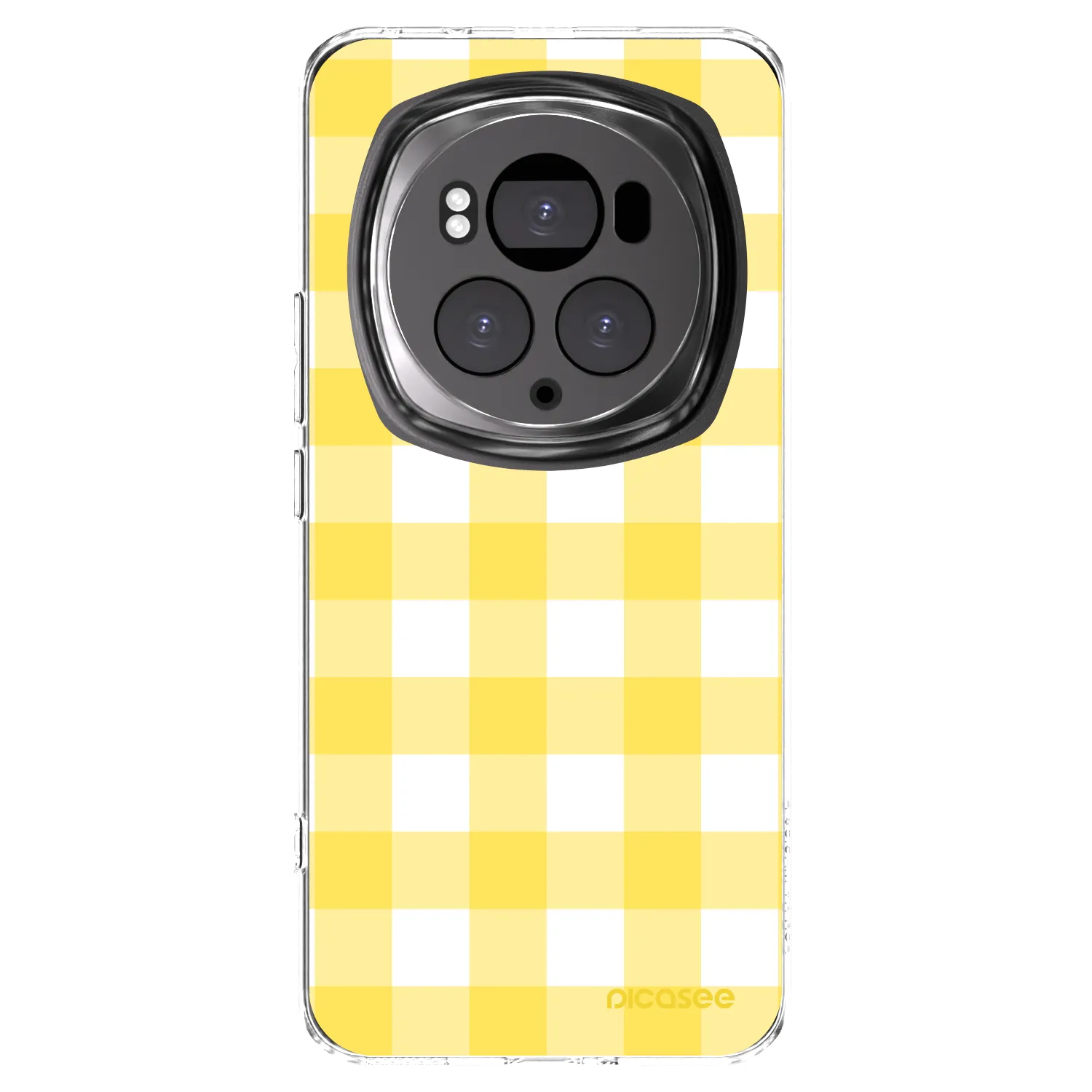 Picasee silikonska prozirna maskica za Honor Magic6 Pro - Gride lemon
