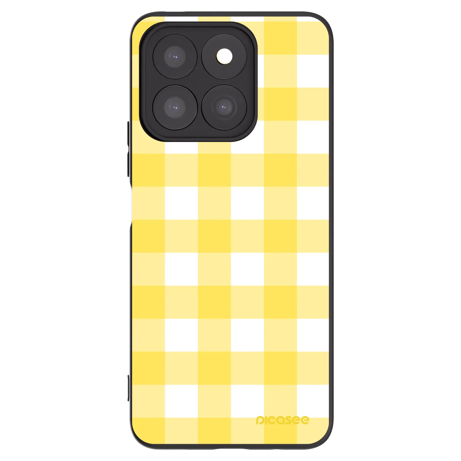 Picasee crna silikonska maskica za Honor X8b - Gride lemon