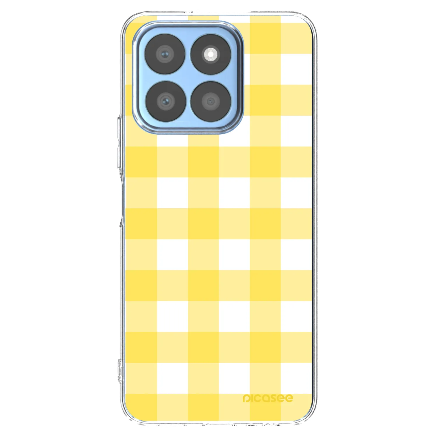 Picasee silikonska prozirna maskica za Honor X8b - Gride lemon