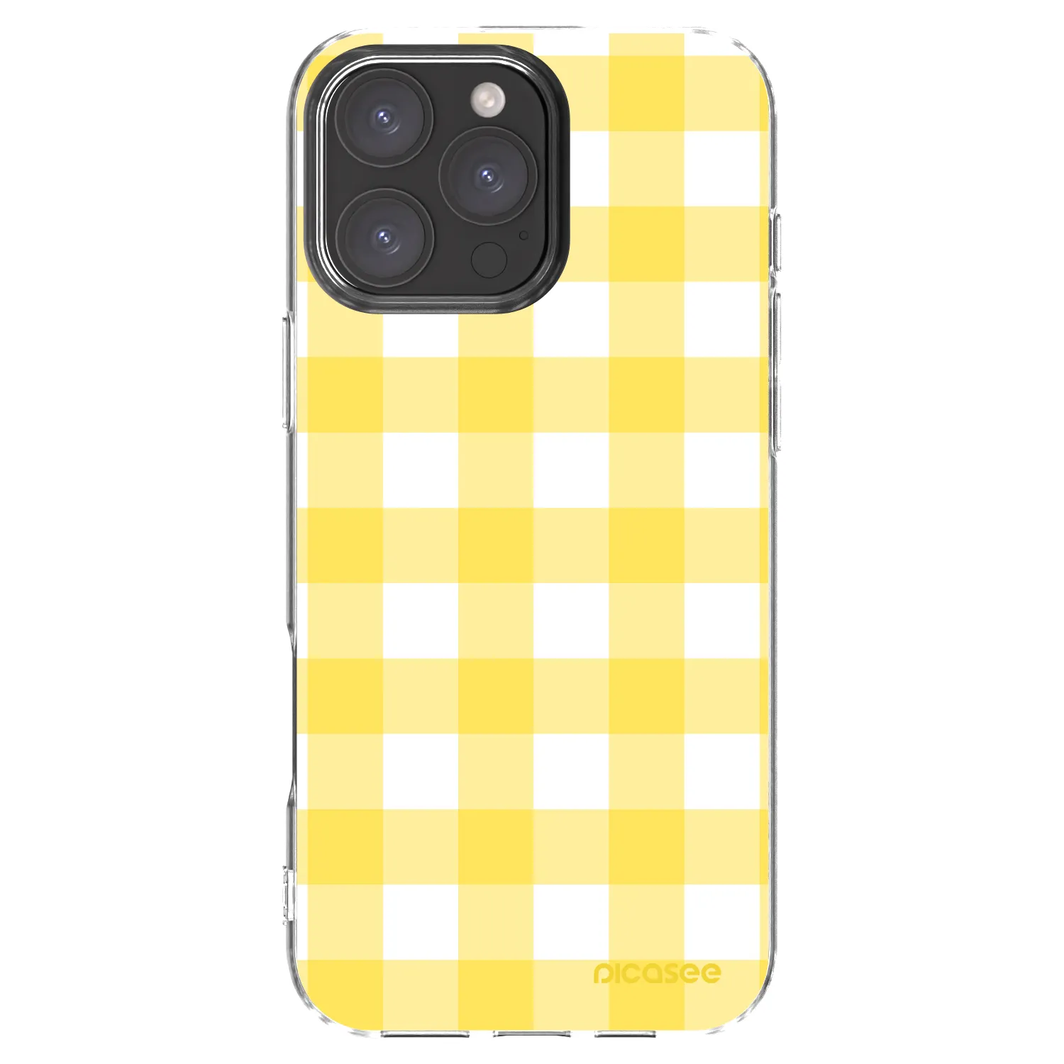 Picasee silikonska prozirna maskica za Apple iPhone 16 Pro Max - Gride lemon