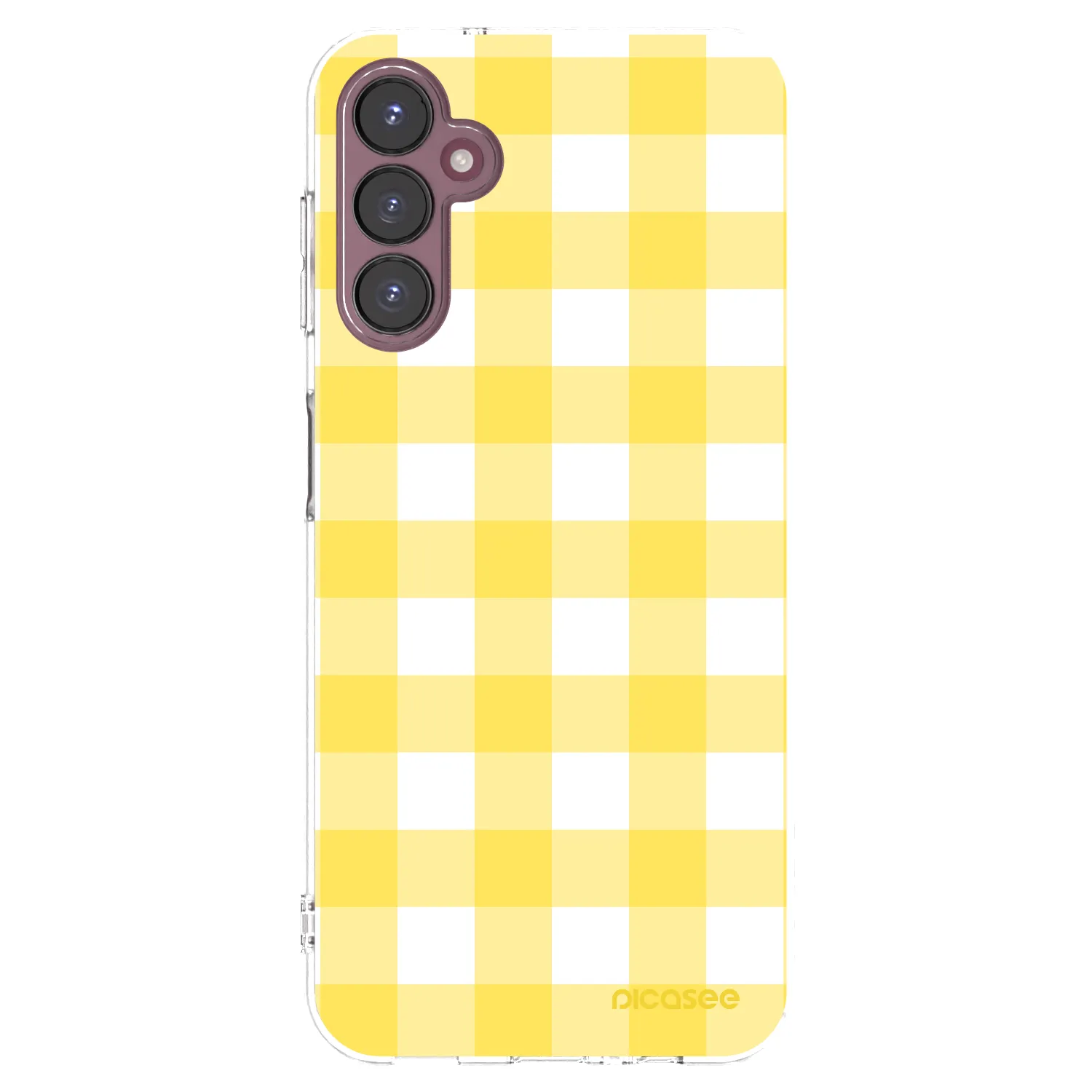 Picasee silikonska prozirna maskica za Samsung Galaxy A05s A057G - Gride lemon