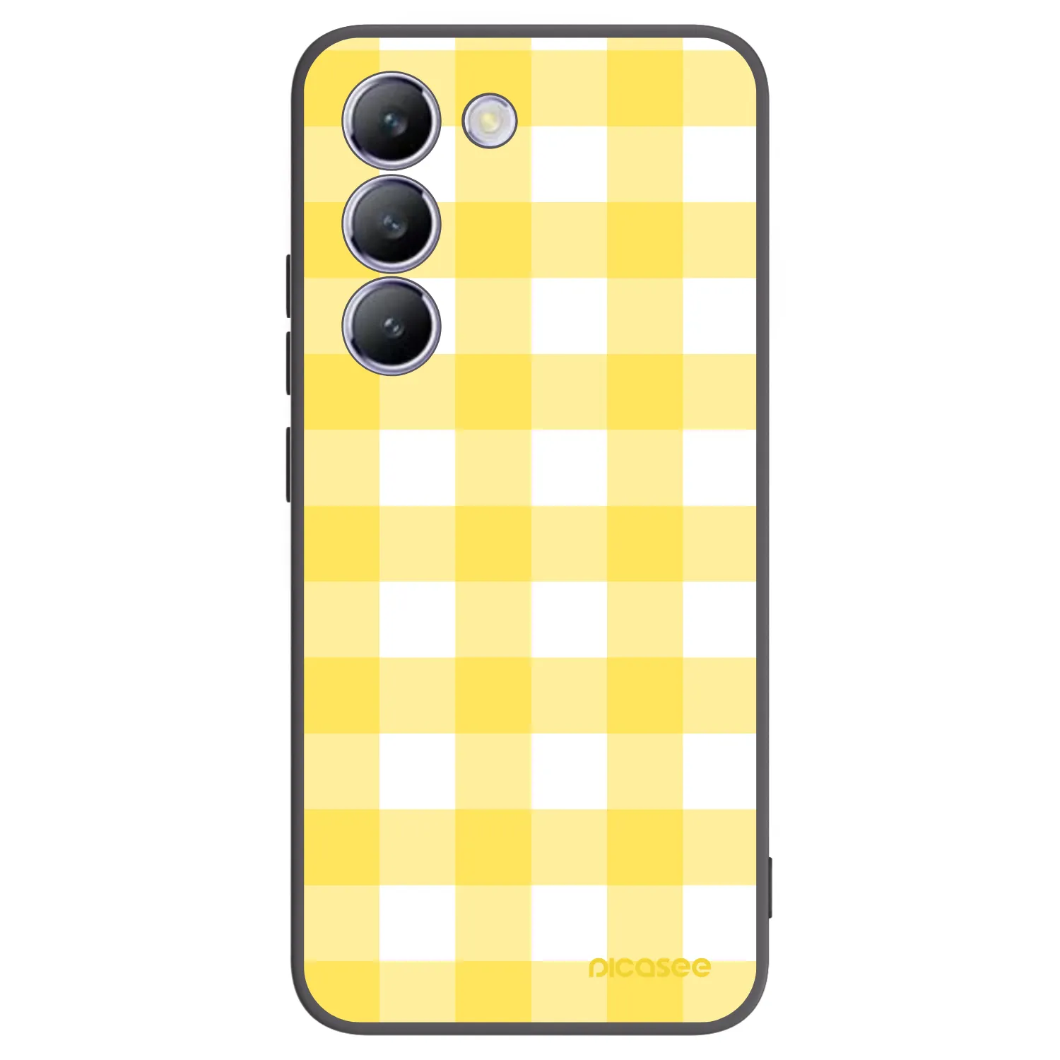 Picasee crna silikonska maskica za Vivo V40 SE 5G - Gride lemon