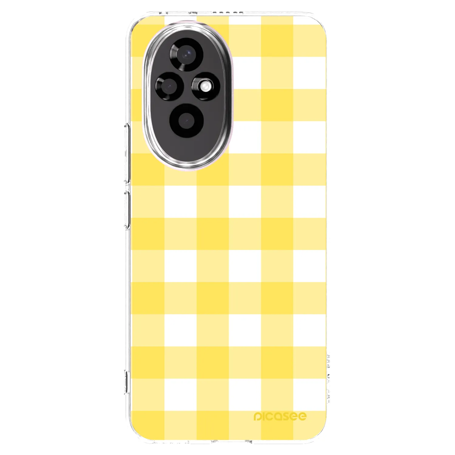 Picasee silikonska prozirna maskica za Honor 200 5G - Gride lemon