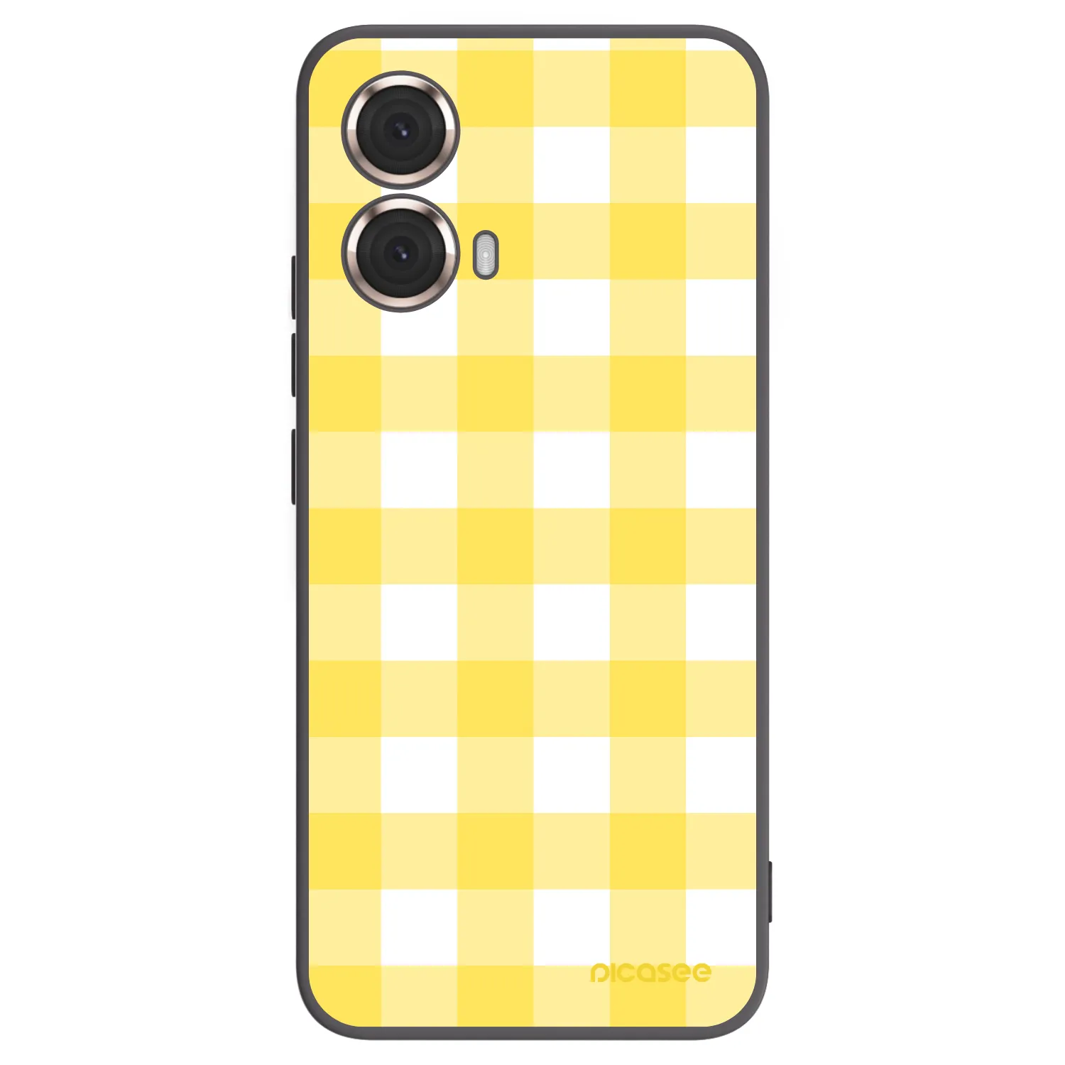 Picasee crna silikonska maskica za Motorola Moto G85 - Gride lemon