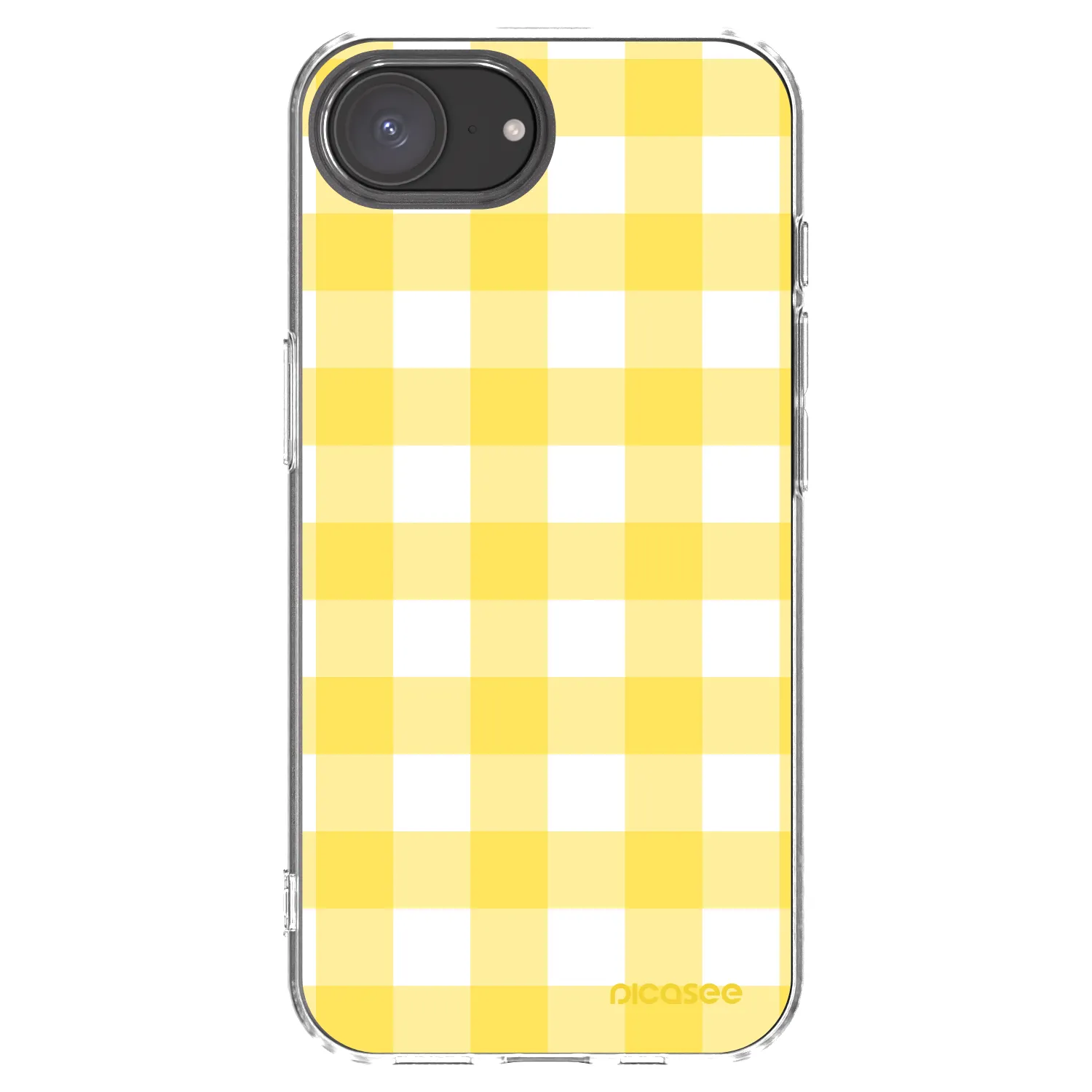 Picasee silikonska prozirna maskica za Apple iPhone 16e - Gride lemon
