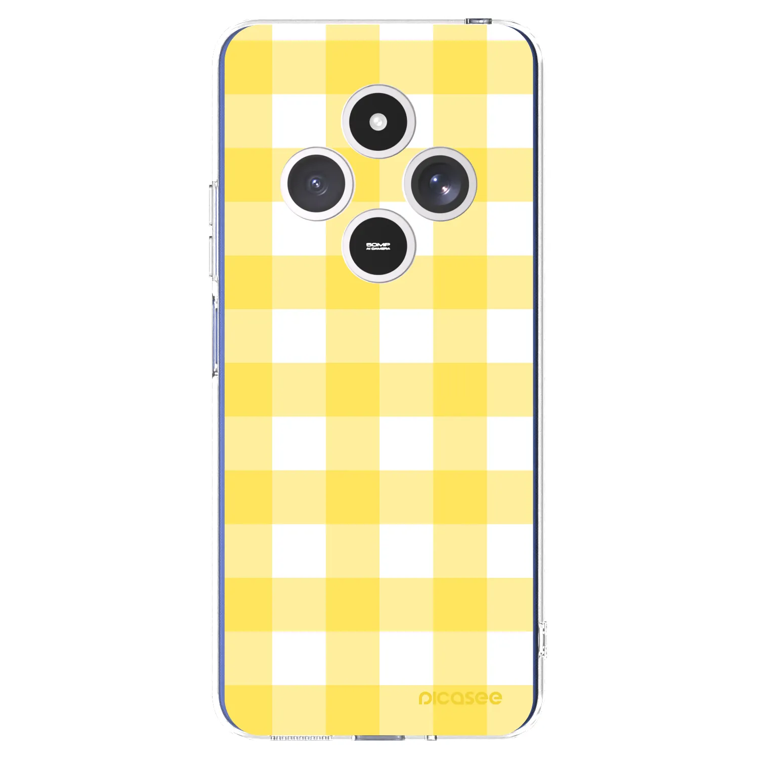 Picasee silikonska prozirna maskica za Xiaomi Redmi 14C - Gride lemon