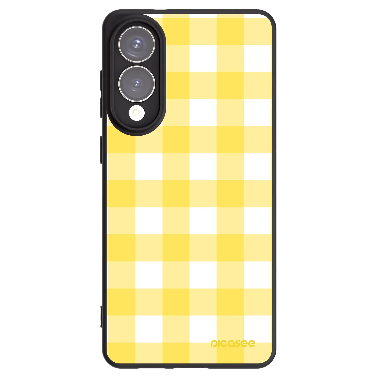 Picasee crna silikonska maskica za Samsung Galaxy S25 Edge 5G - Gride lemon