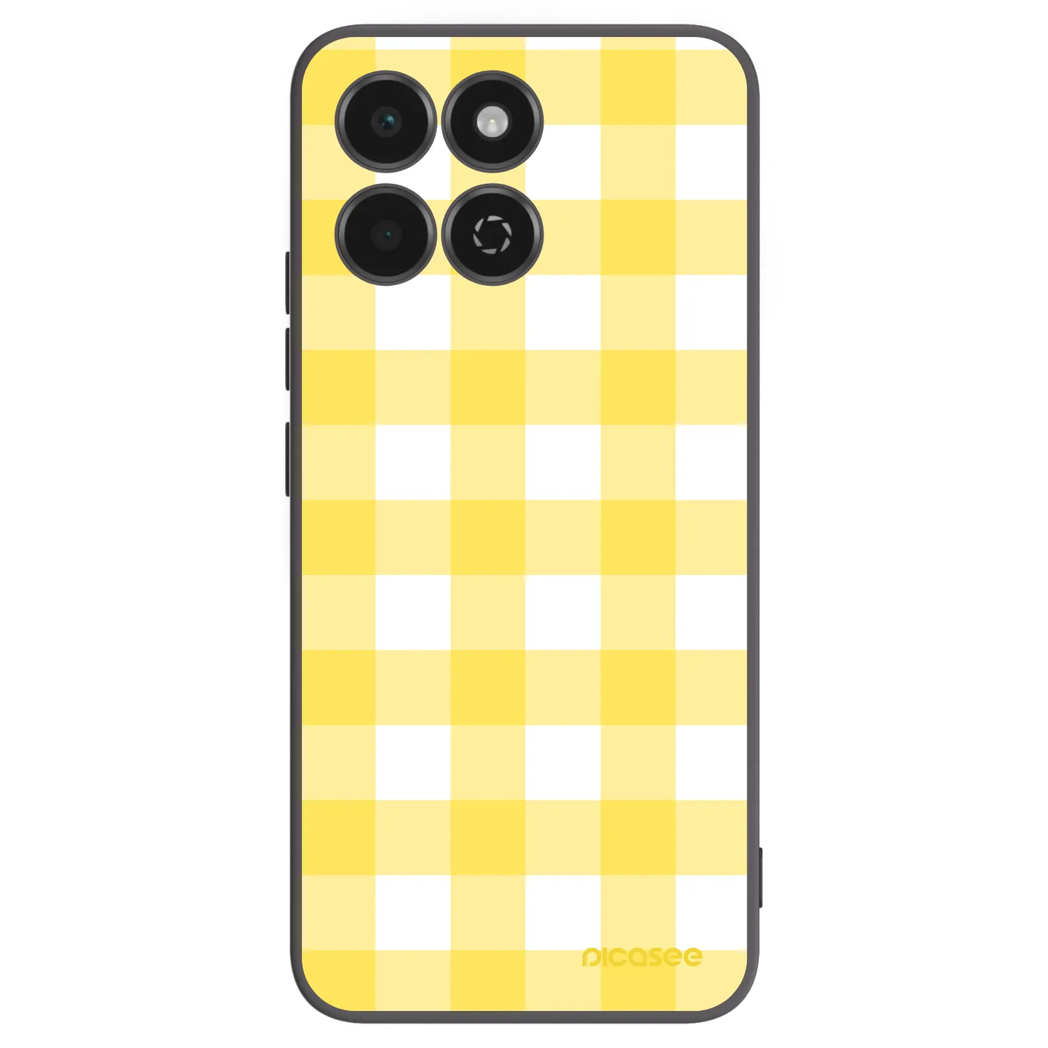 Picasee crna silikonska maskica za Honor 200 Smart 5G - Gride lemon