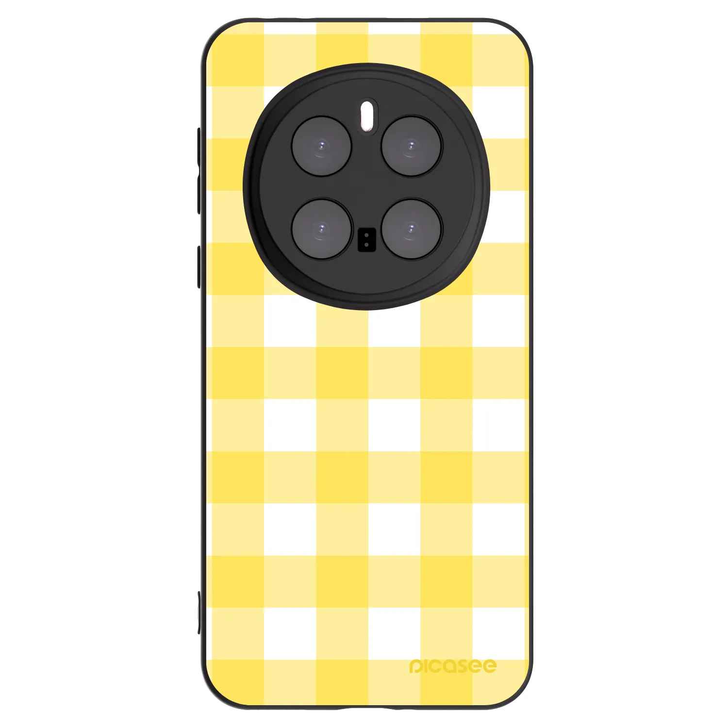 Picasee crna silikonska maskica za Honor Magic7 Pro 5G - Gride lemon