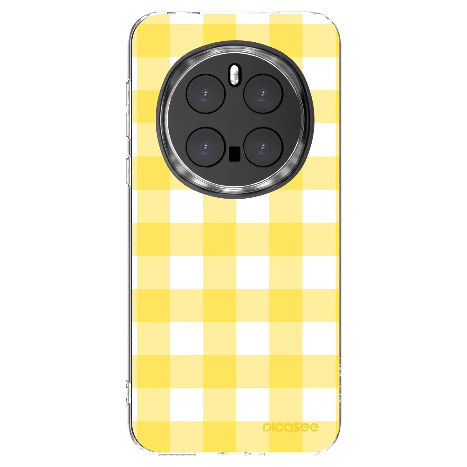 Picasee silikonska prozirna maskica za Honor Magic7 Pro 5G - Gride lemon