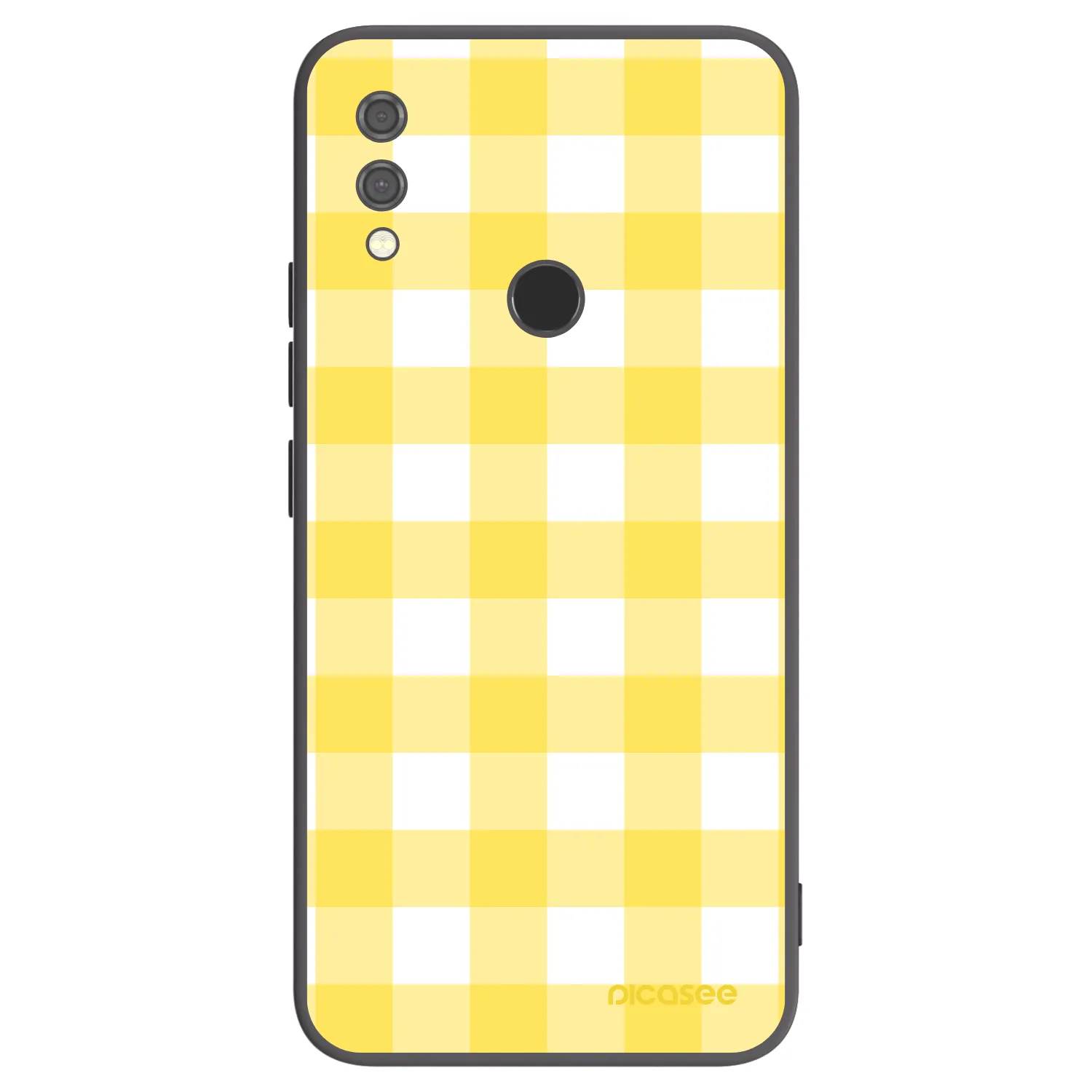 Picasee crna silikonska maskica za Xiaomi Redmi Note 7 - Gride lemon