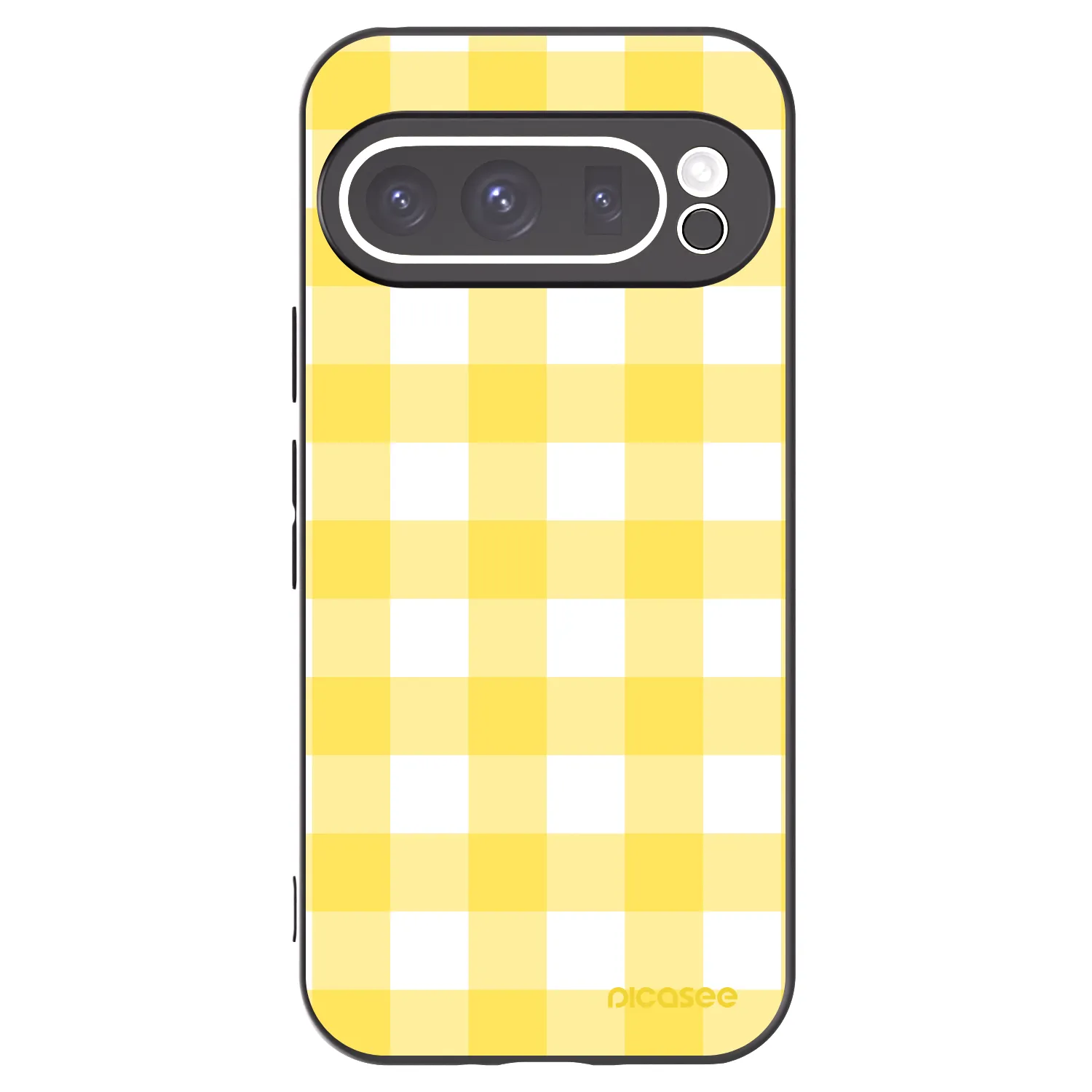 Picasee crna silikonska maskica za Google Pixel 9 Pro - Gride lemon