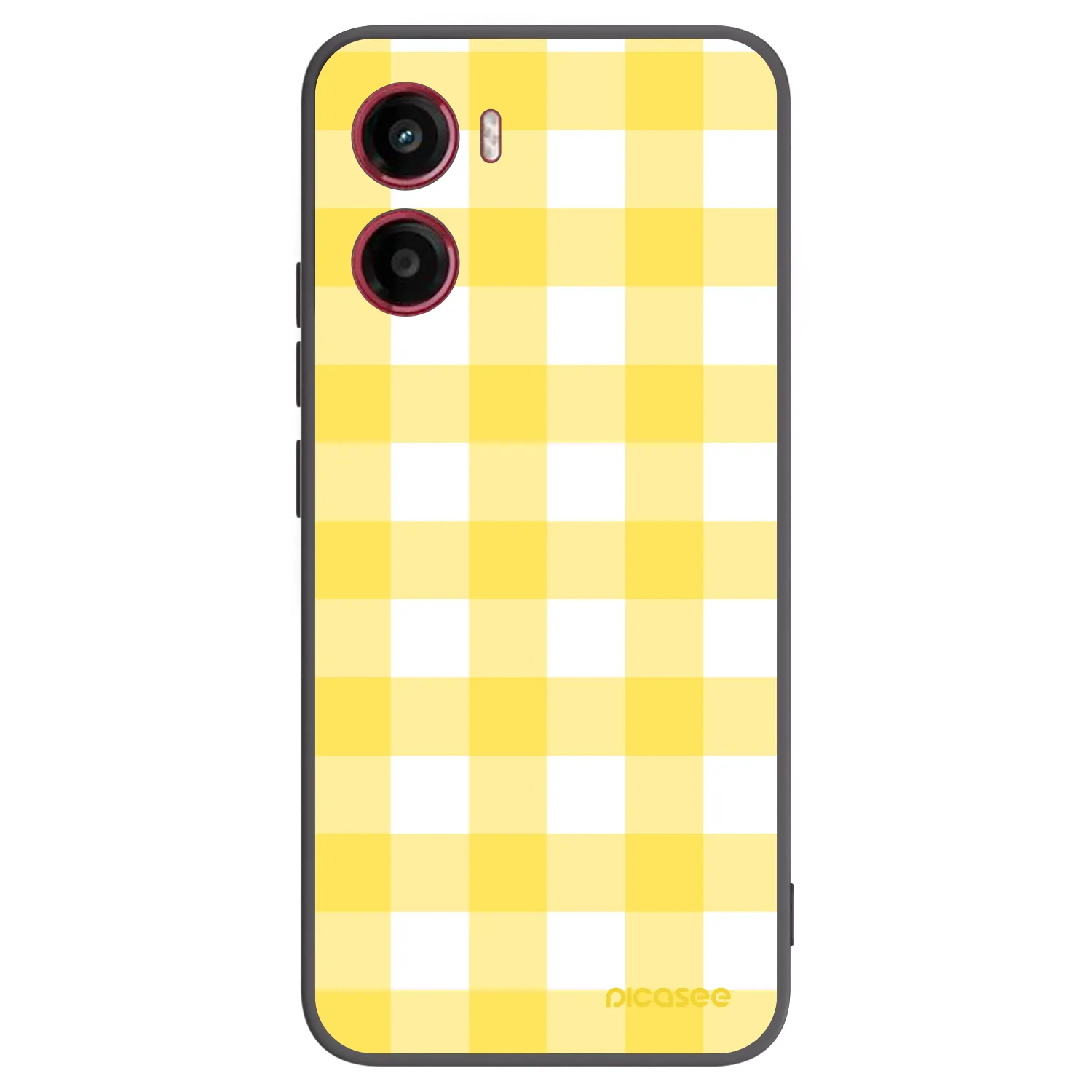 Picasee crna silikonska maskica za Motorola Moto G05 - Gride lemon