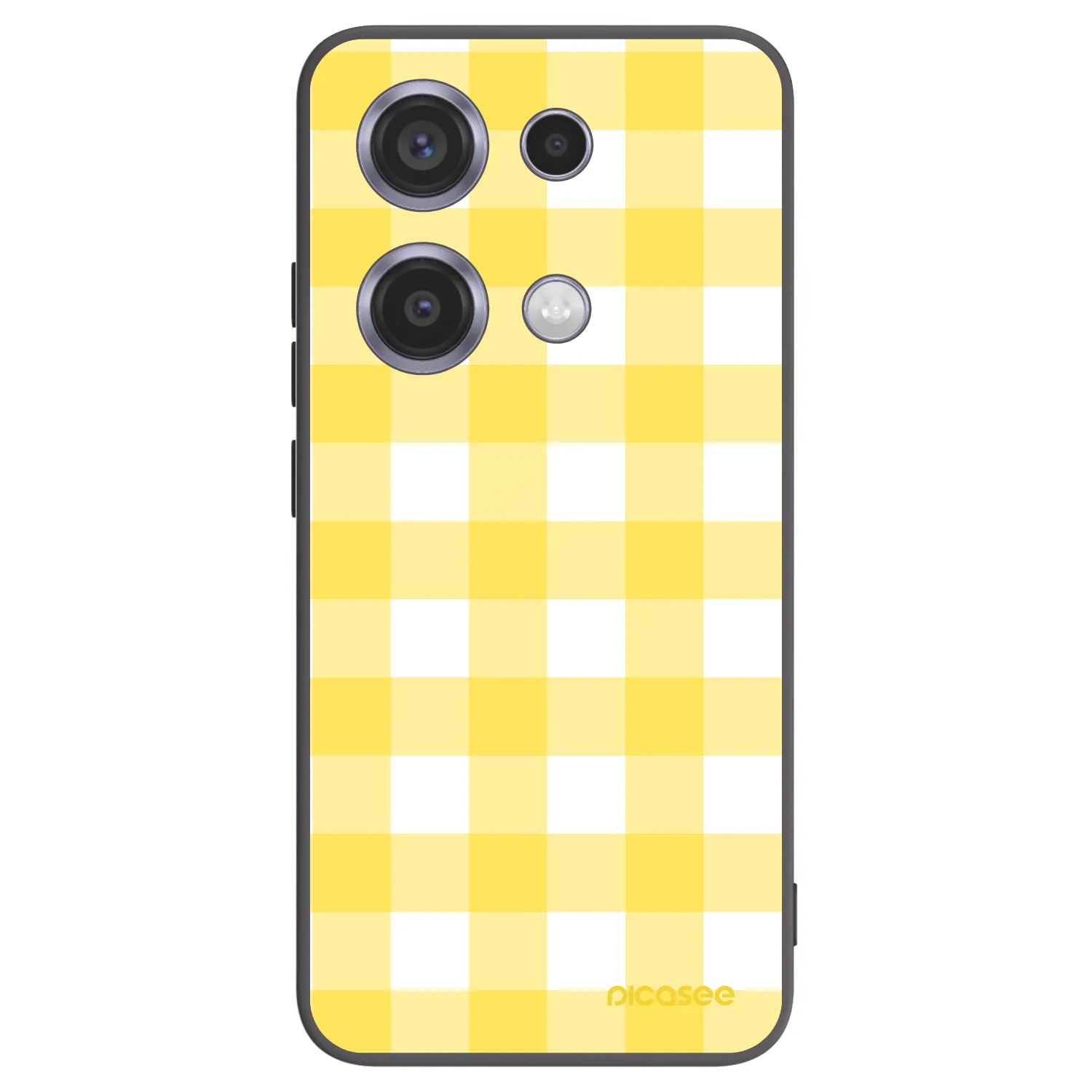 Picasee crna silikonska maskica za Xiaomi Redmi Note 14S - Gride lemon