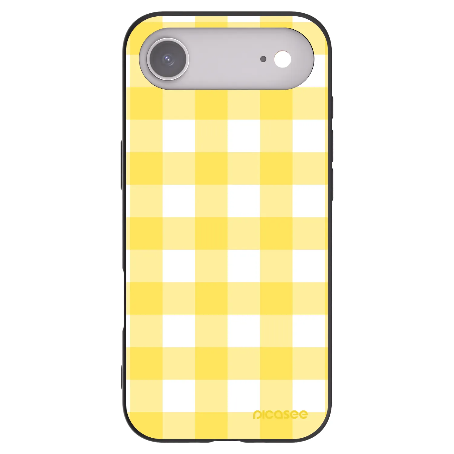 Picasee crna silikonska maskica za Apple iPhone Air - Gride lemon