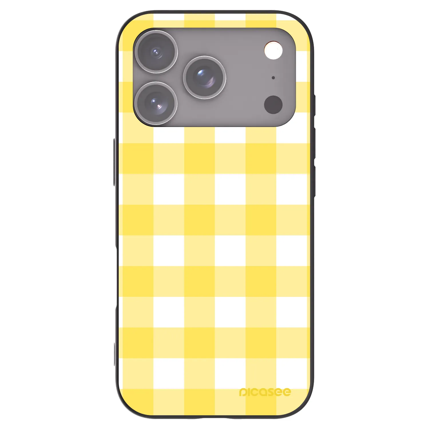 Picasee crna silikonska maskica za Apple iPhone 17 Pro - Gride lemon