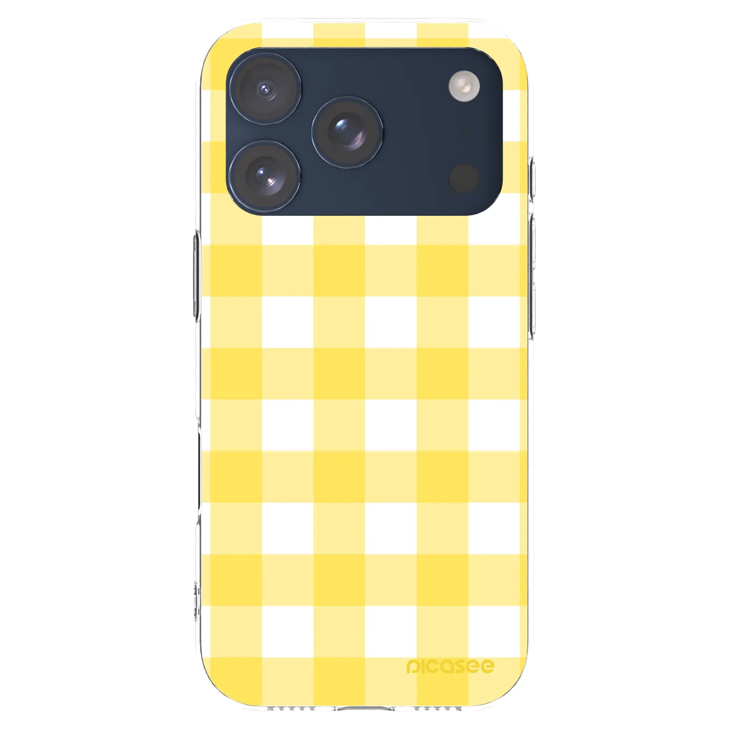 Picasee silikonska prozirna maskica za Apple iPhone 17 Pro - Gride lemon