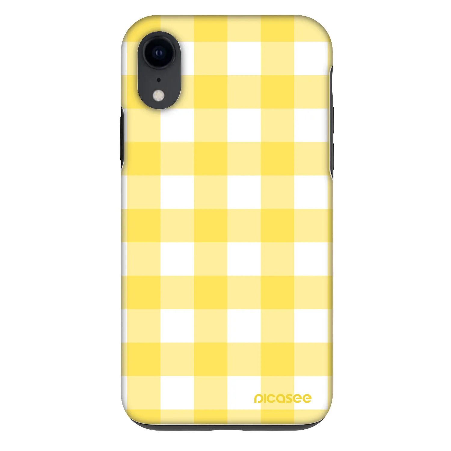Picasee Fashion Case za Apple iPhone XR - Gride lemon