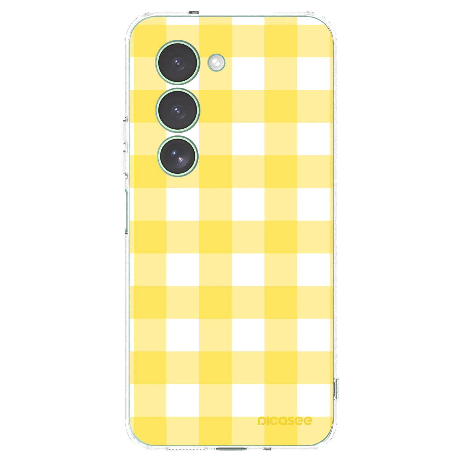 Picasee silikonska prozirna maskica za Xiaomi Redmi 15 5G - Gride lemon