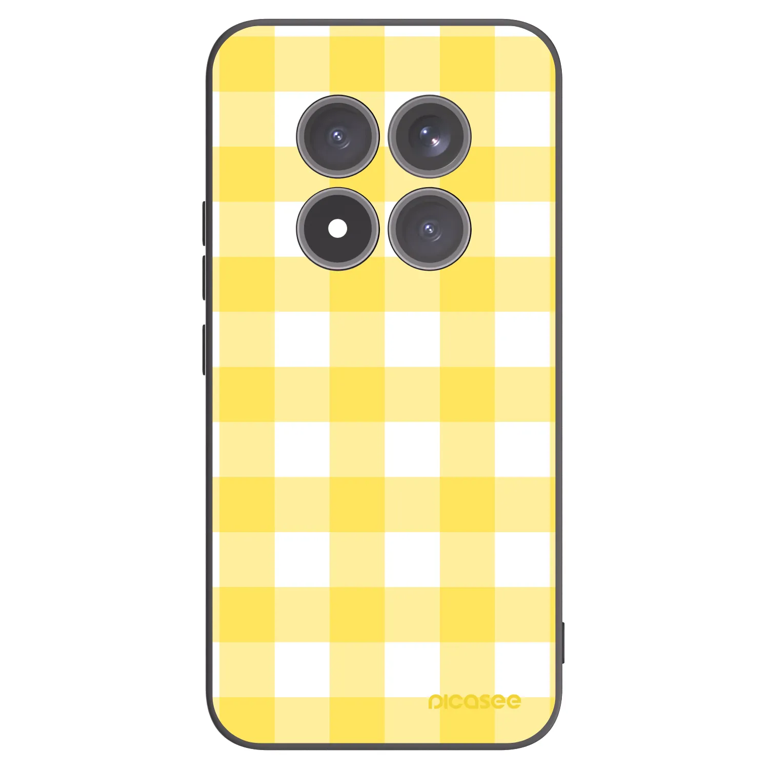 Picasee crna silikonska maskica za Xiaomi Redmi Note 15 Pro+ - Gride lemon