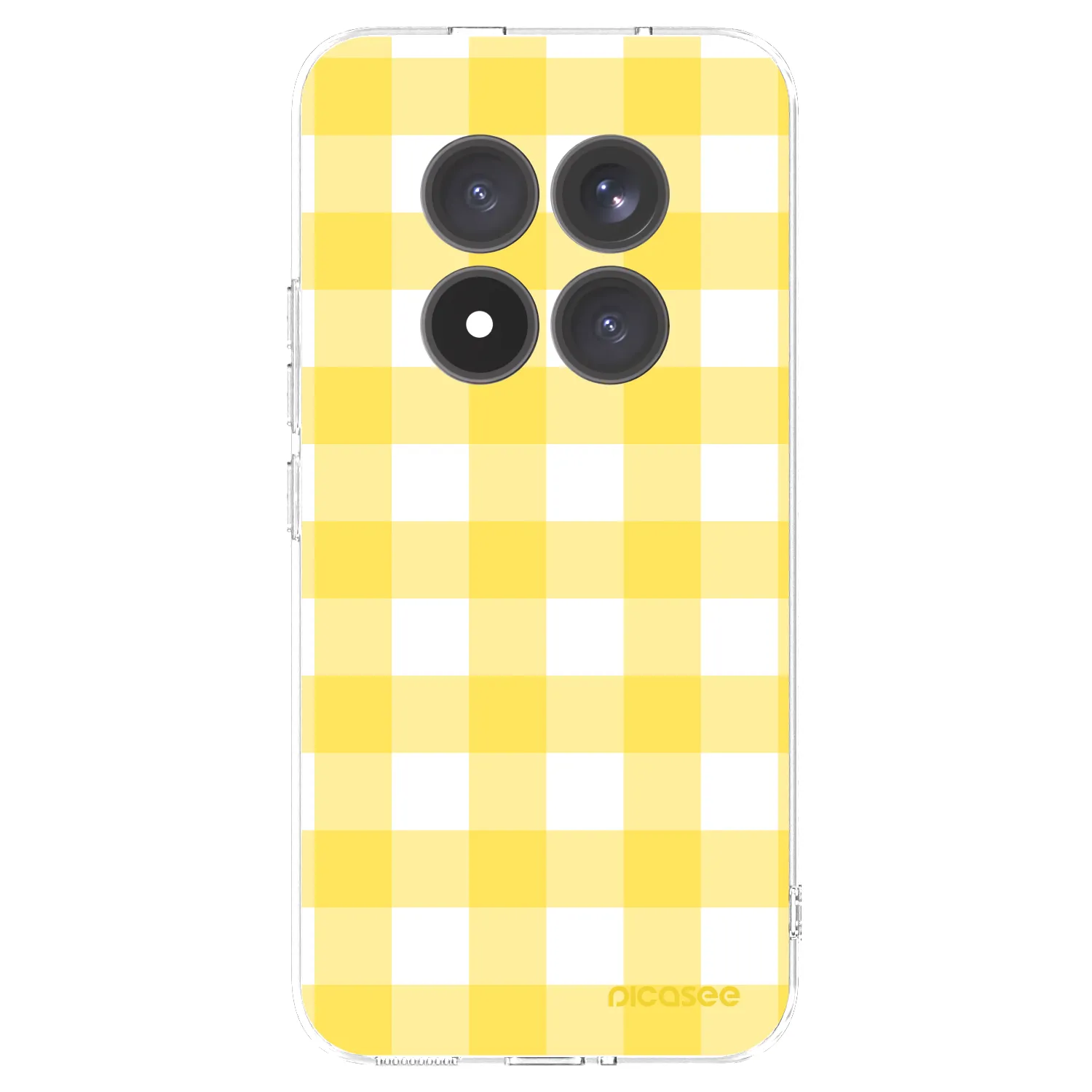 Picasee silikonska prozirna maskica za Xiaomi Redmi Note 15 Pro+ - Gride lemon