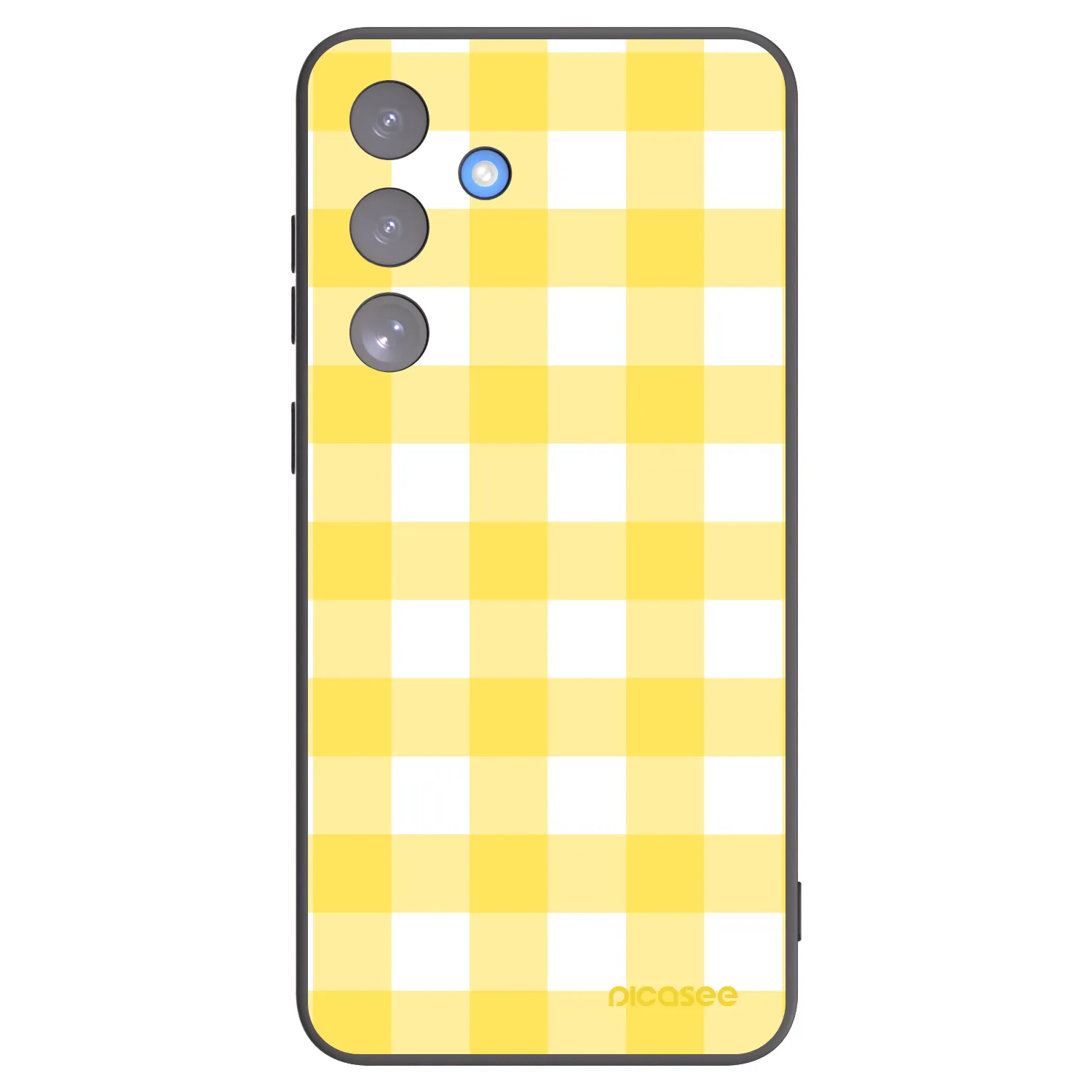 Picasee crna silikonska maskica za Samsung Galaxy S25 FE 5G - Gride lemon