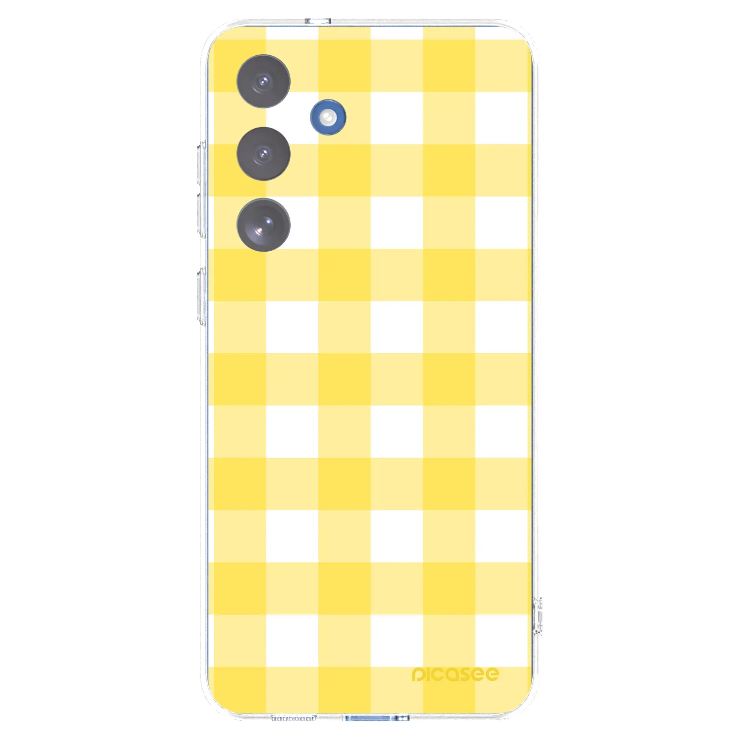 Picasee silikonska prozirna maskica za Samsung Galaxy S25 FE 5G - Gride lemon