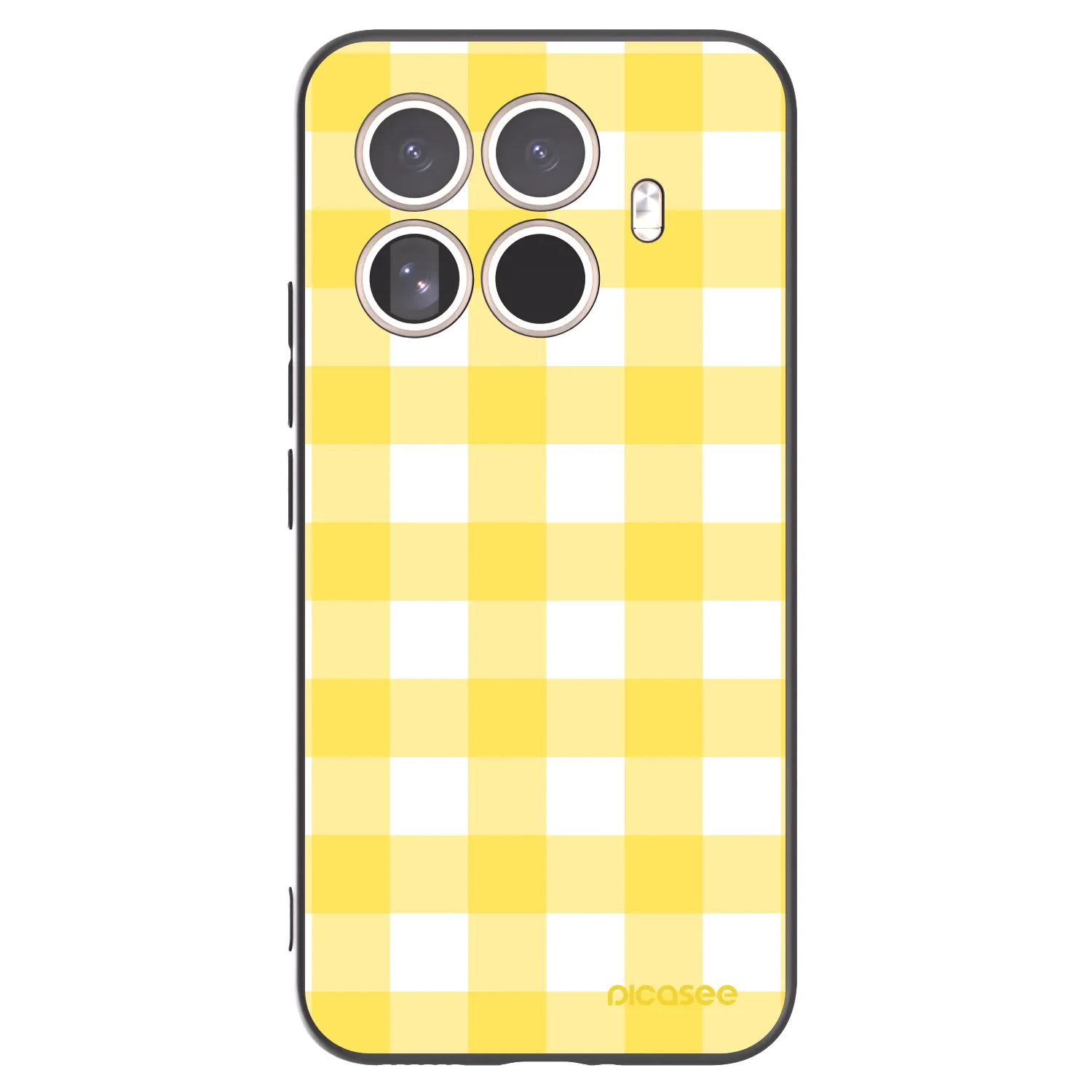 Picasee crna silikonska maskica za Xiaomi 15T Pro - Gride lemon