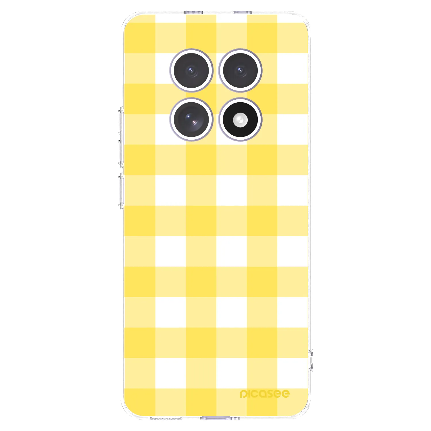 Picasee silikonska prozirna maskica za Xiaomi Redmi Note 15 4G - Gride lemon