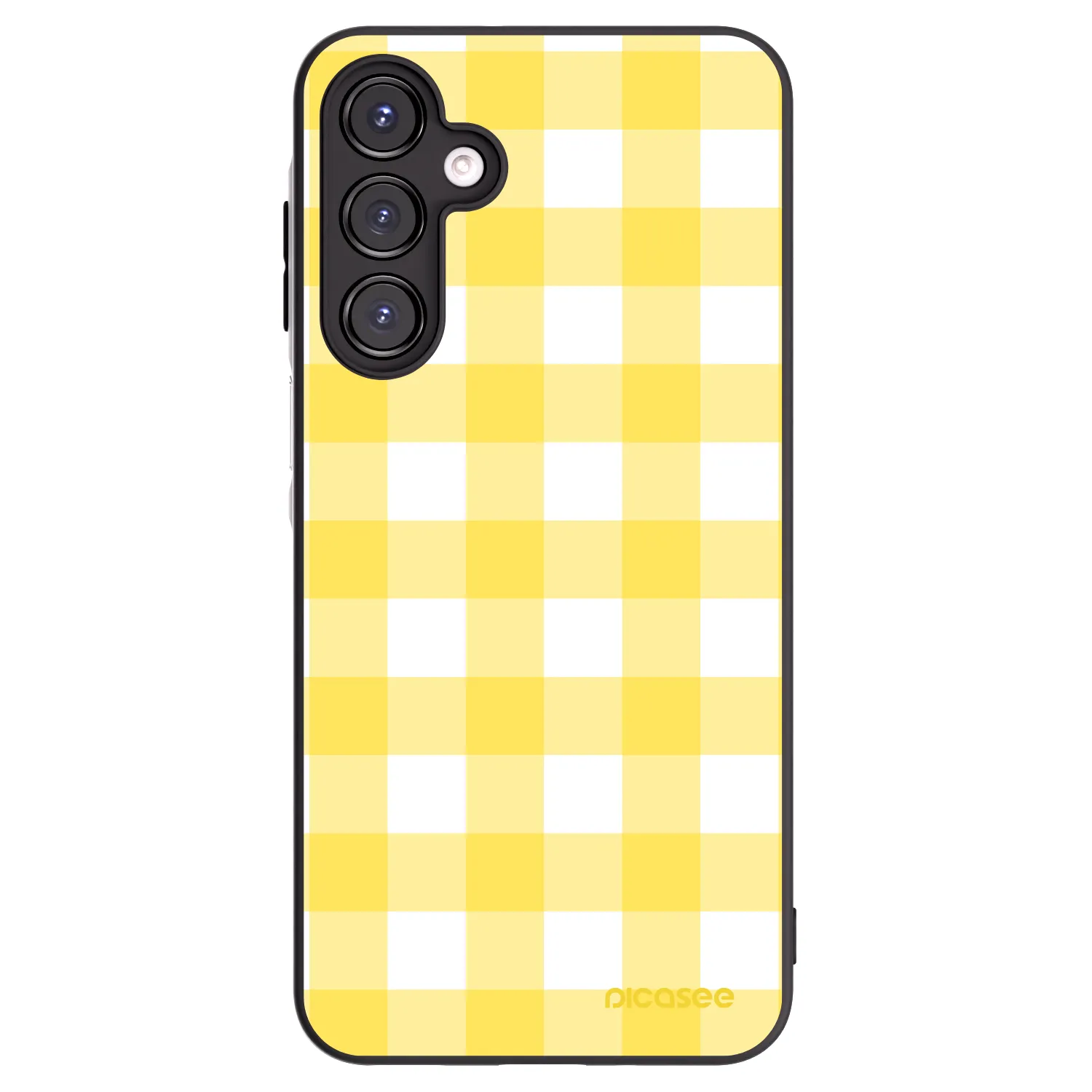 Picasee crna silikonska maskica za Samsung Galaxy A16 4G - Gride lemon