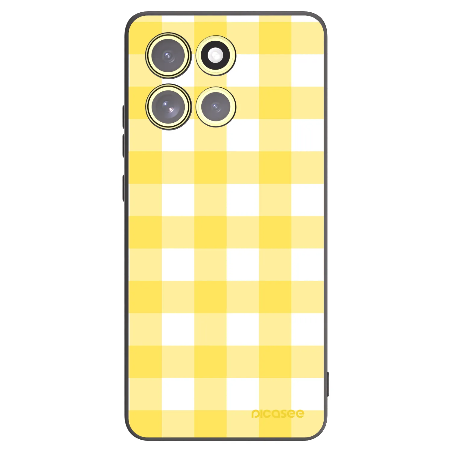 Picasee crna silikonska maskica za Motorola Moto G86 Power 5G - Gride lemon