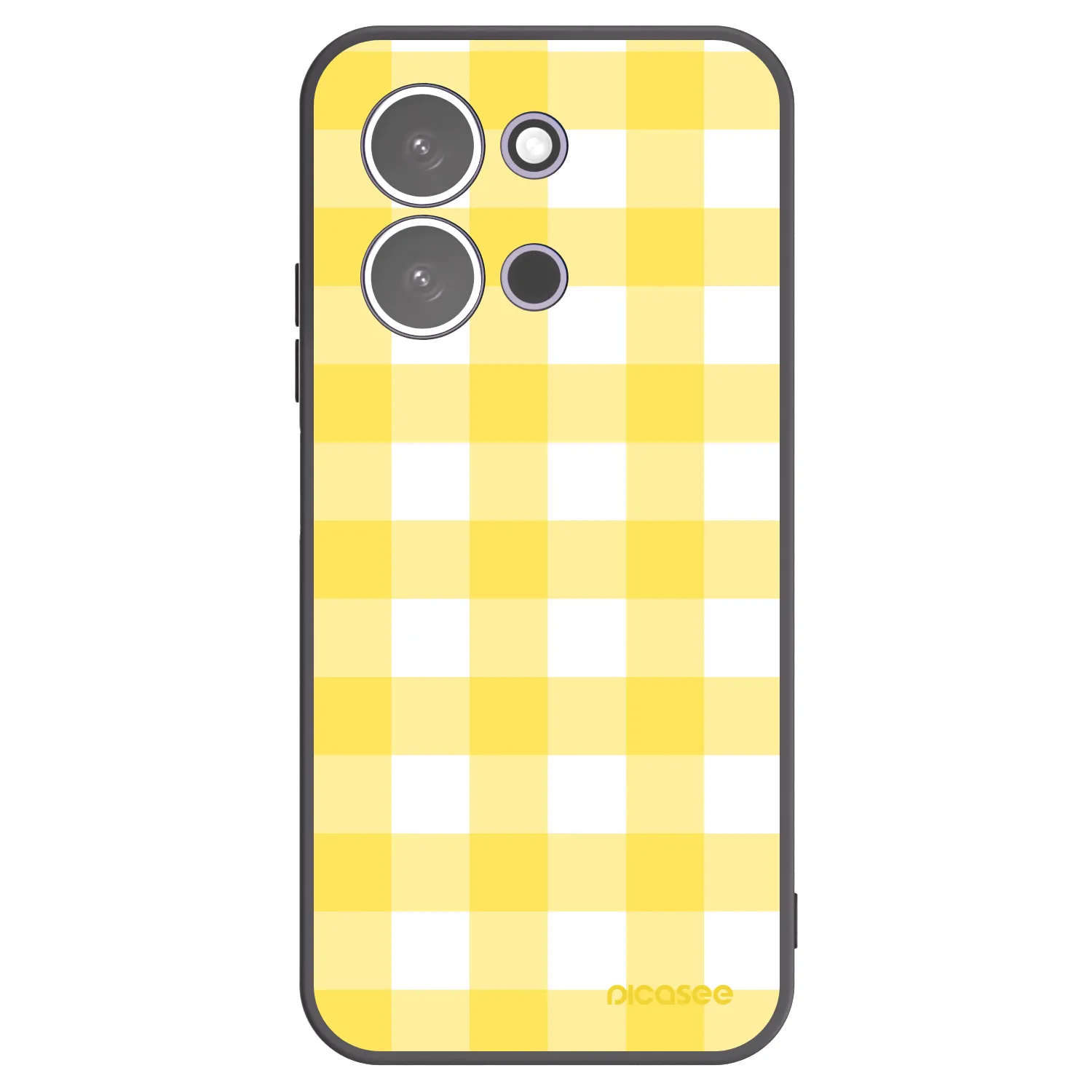 Picasee crna silikonska maskica za Xiaomi Redmi 15C 5G - Gride lemon