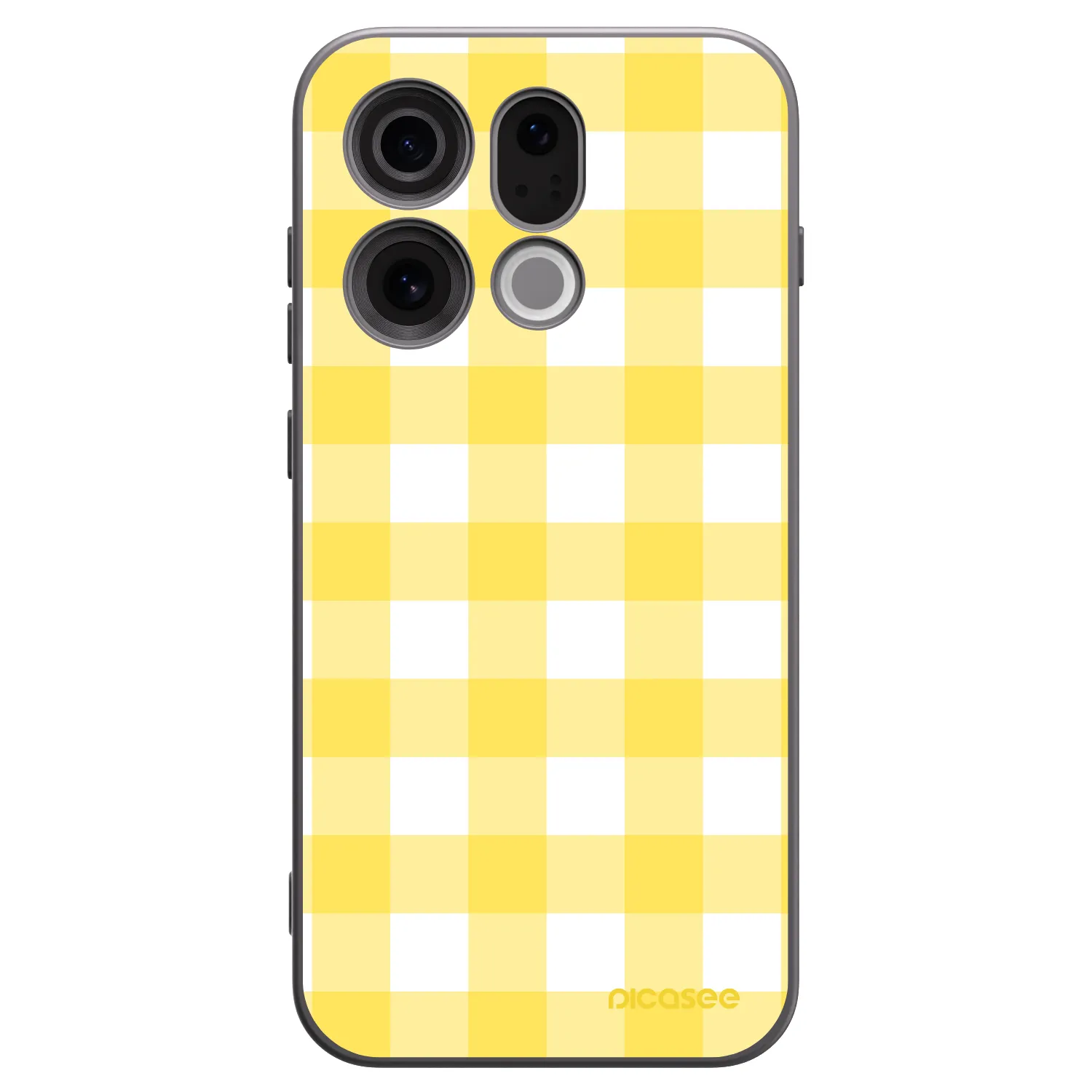 Picasee crna silikonska maskica za OPPO Find X9 - Gride lemon