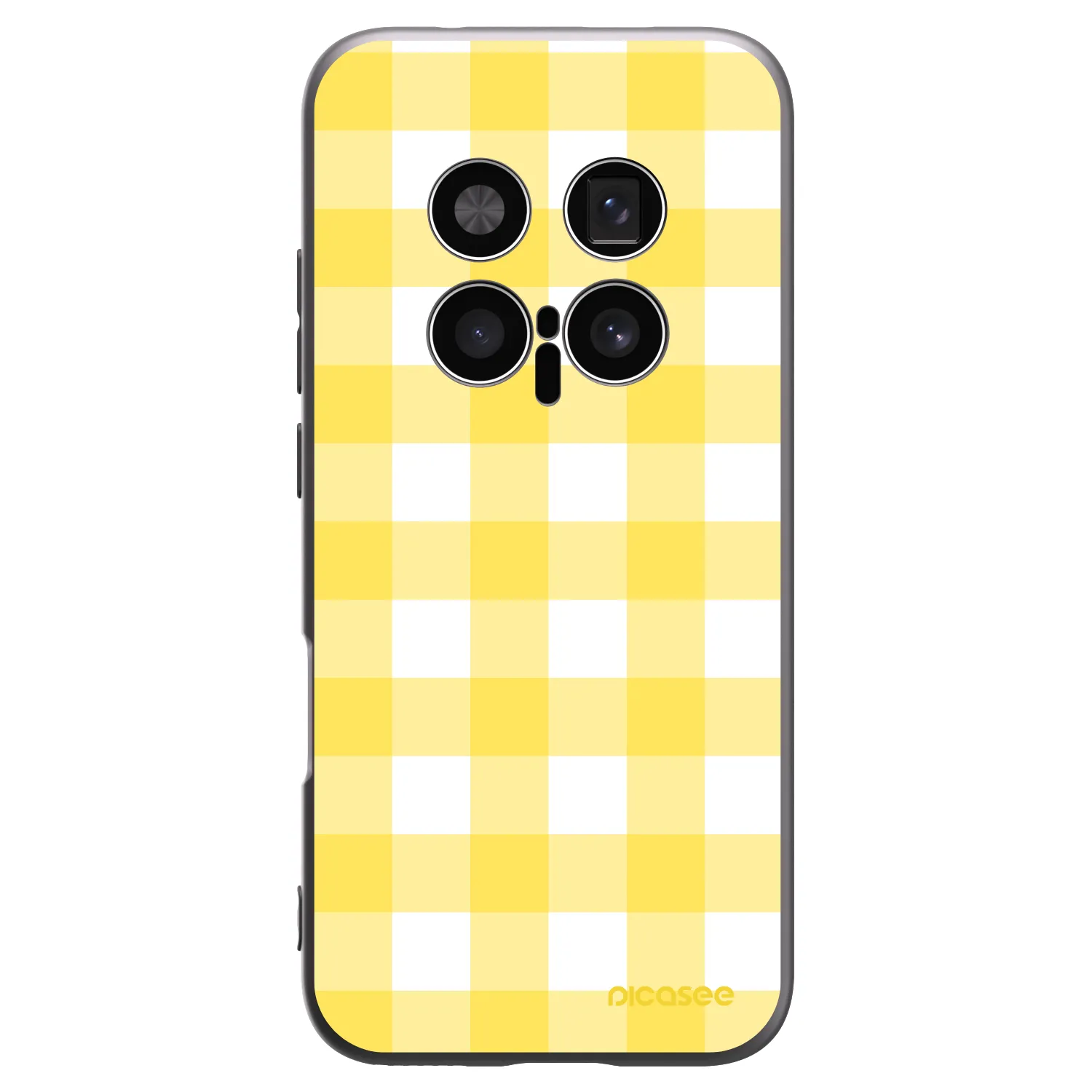 Picasee crna silikonska maskica za Honor Magic8 Pro 5G - Gride lemon
