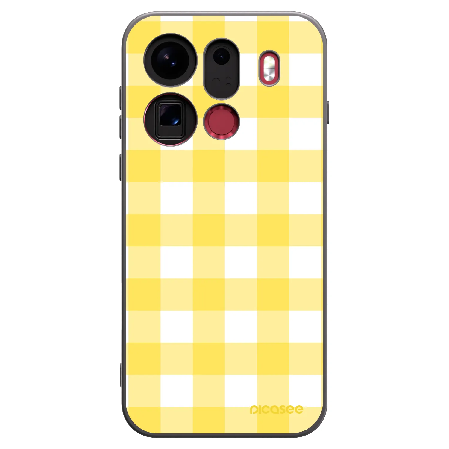 Picasee crna silikonska maskica za OPPO Find X9 Pro - Gride lemon